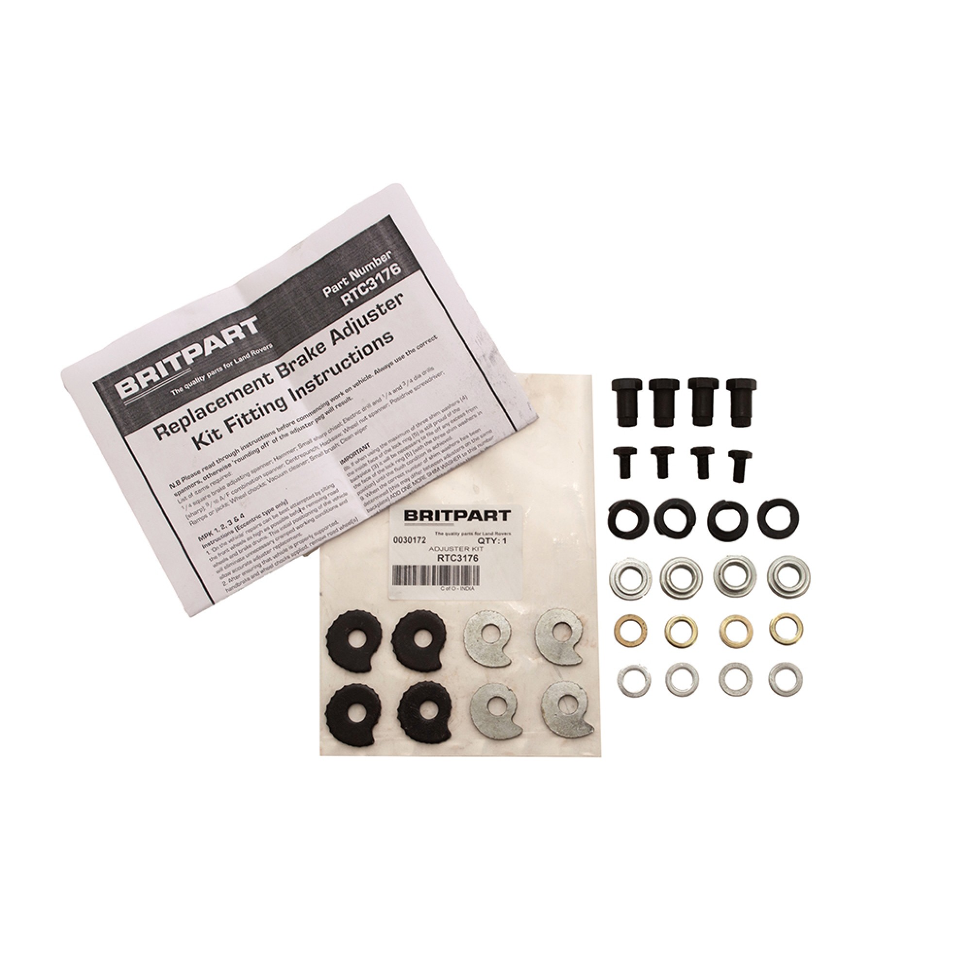 Brake Adjuster Repair Kit Vehicle Set with Drum Brakes - RTC3176