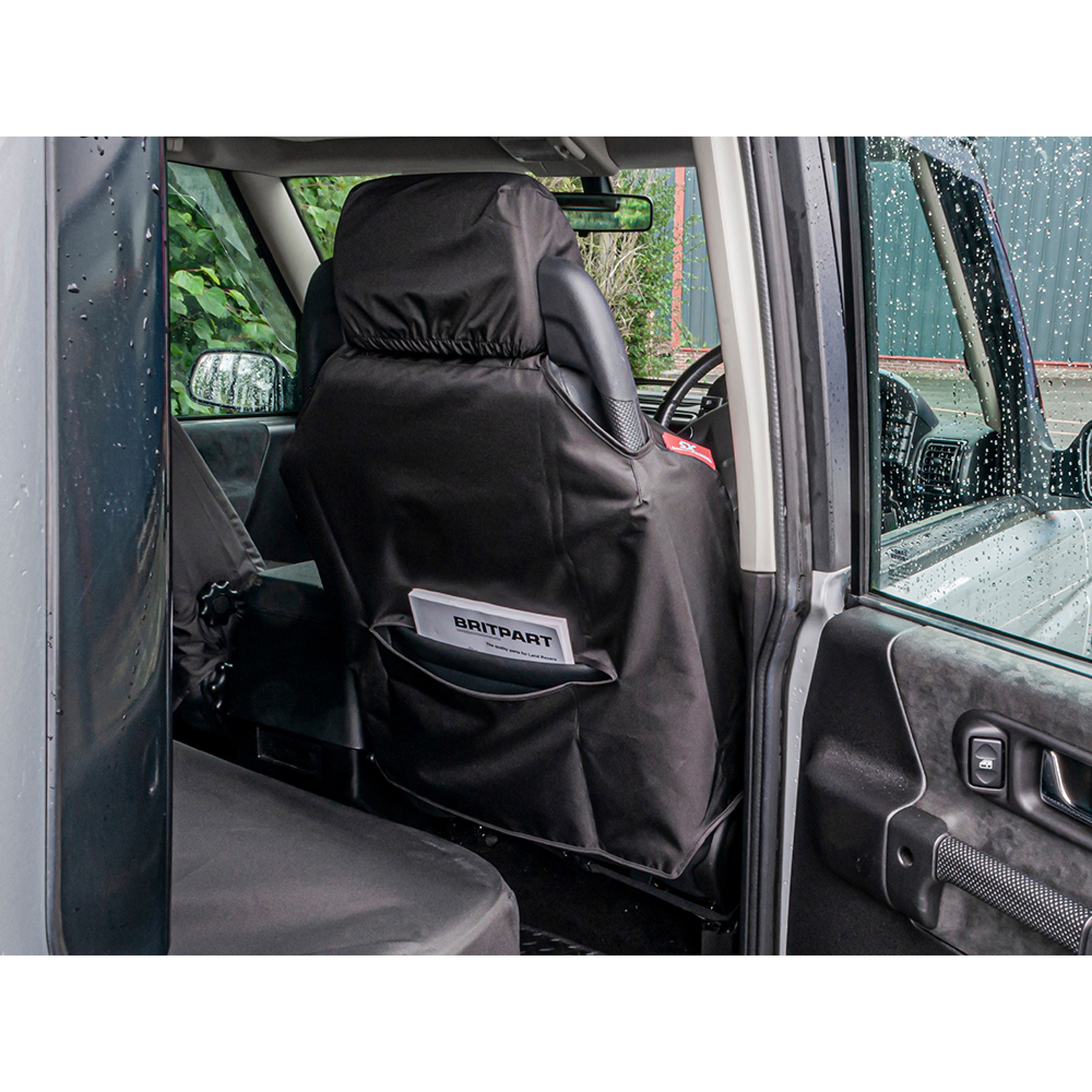 Waterproof Seat Covers - Black/Front for Discovery 2