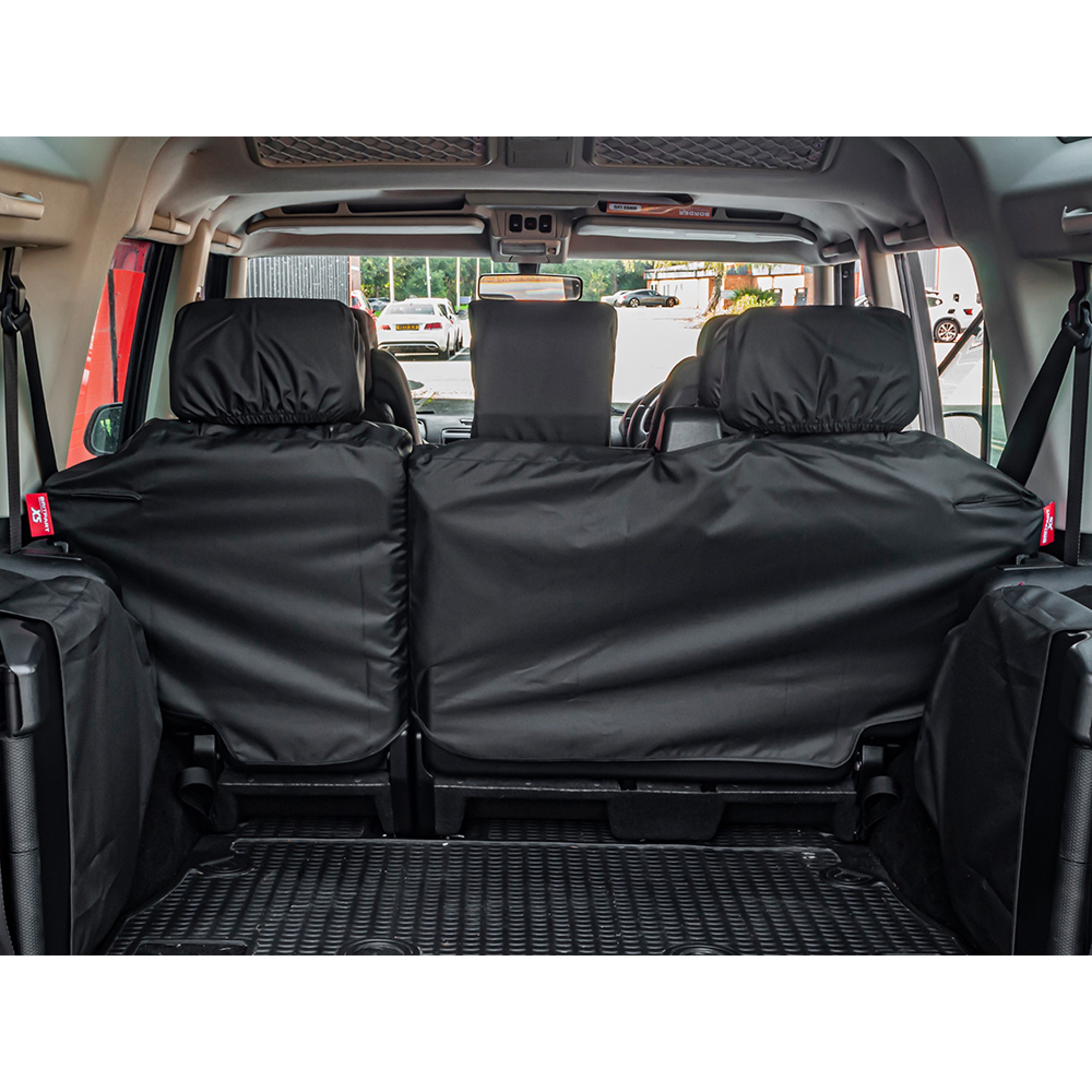 Black Waterproof Seat Covers 2ND Row