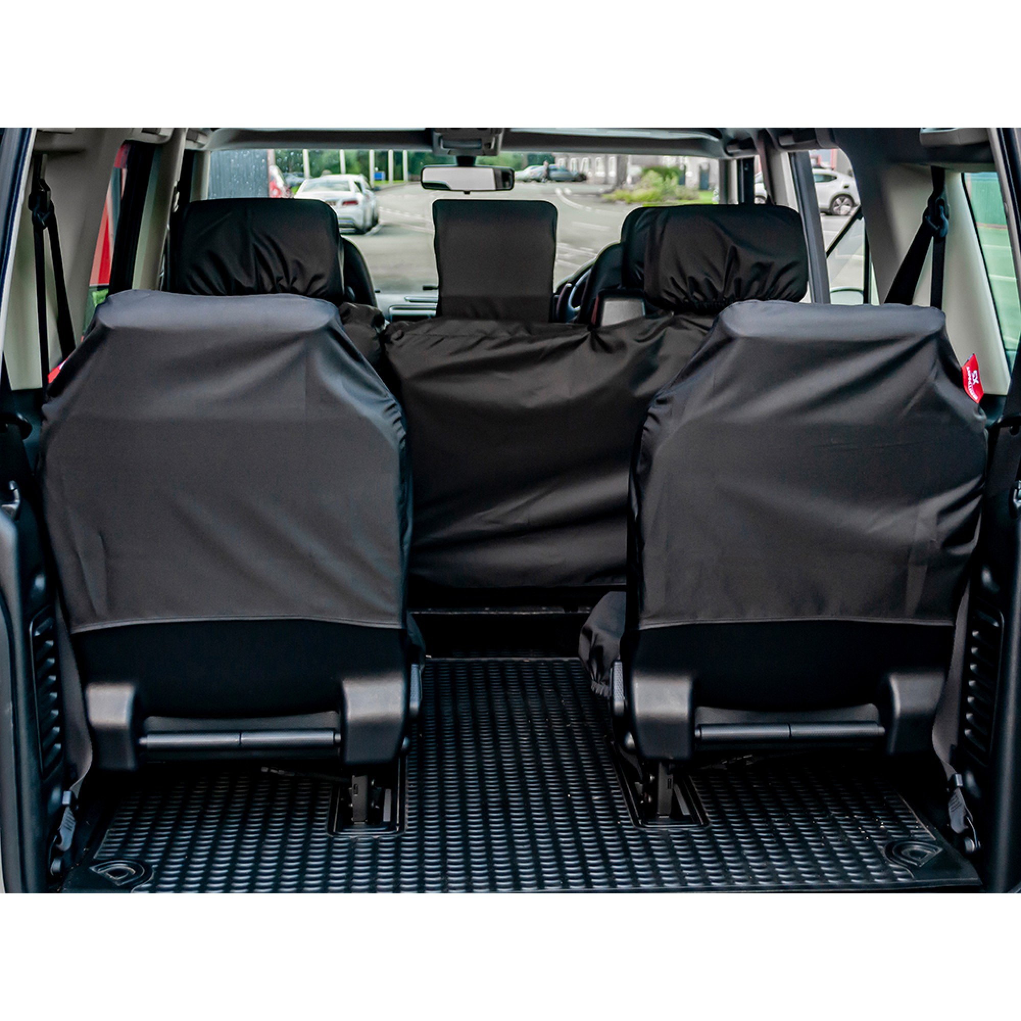 Black Waterproof Seat Covers 3RD Row