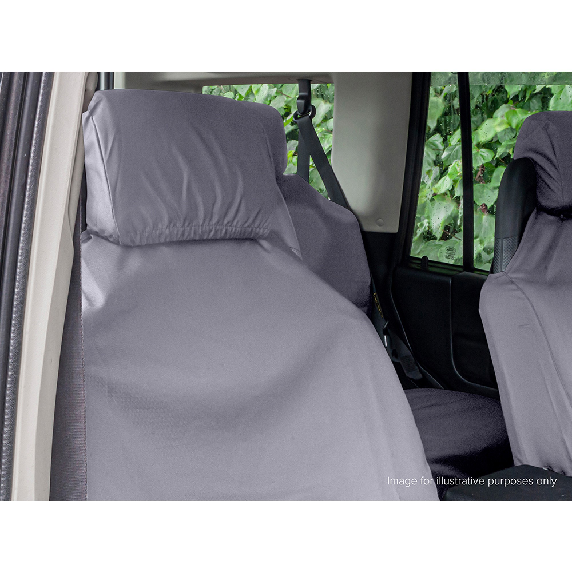 Grey Waterproof Seat Covers Front