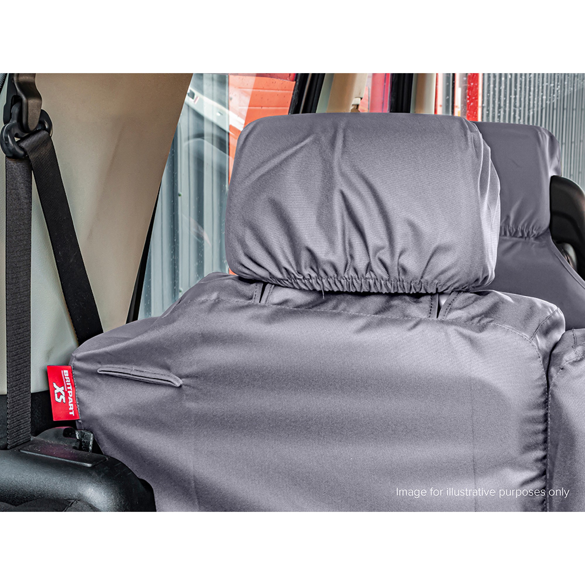Grey Waterproof Seat Covers 2ND Row