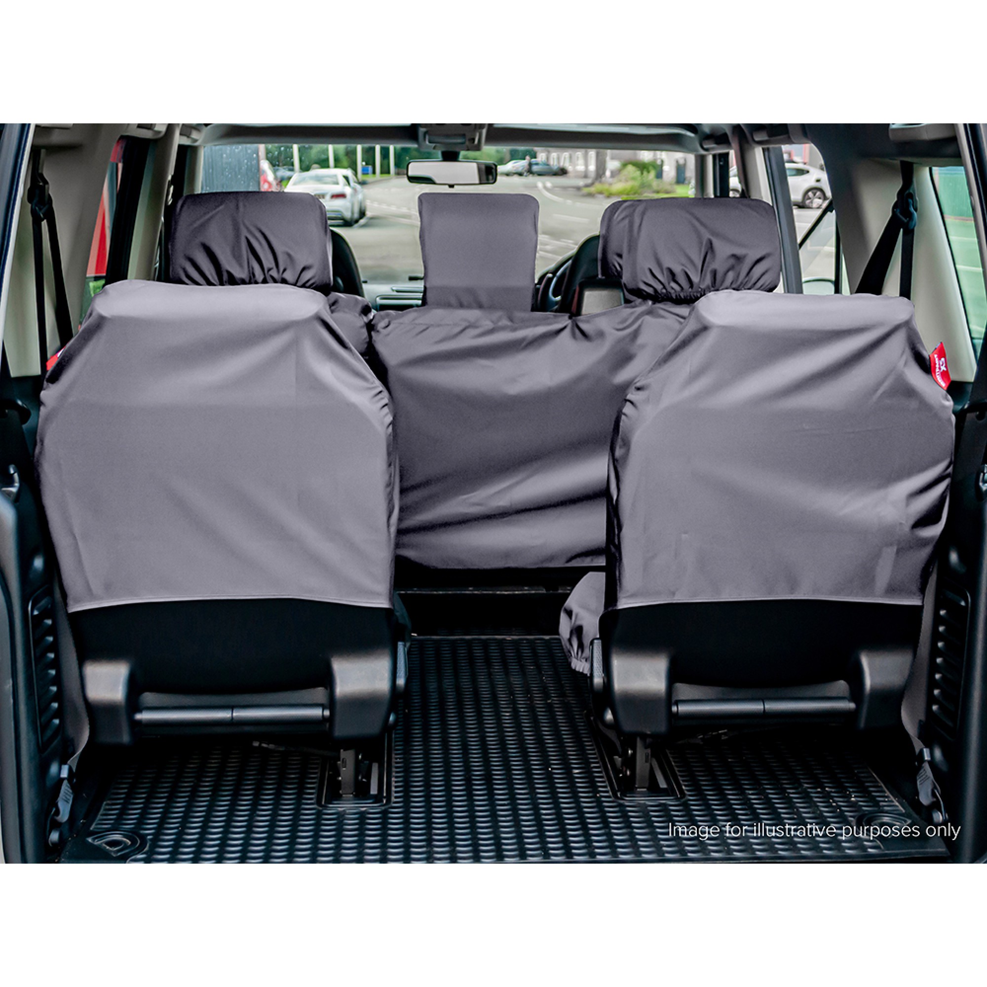 Grey Waterproof Seat Covers 3RD Row