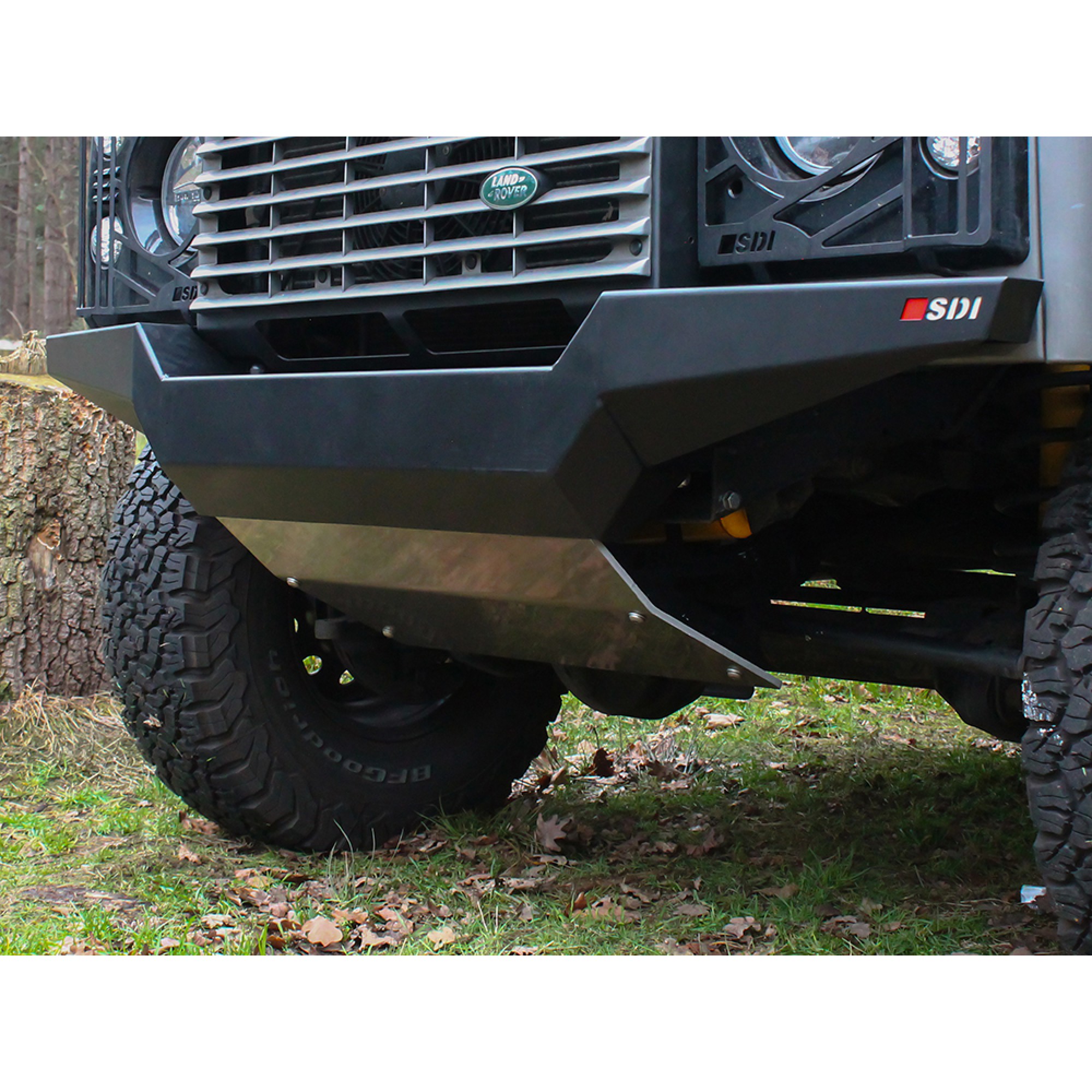 Safety Devices Stepped Non-winch Steering Guard 90/110 (1983-2016)
