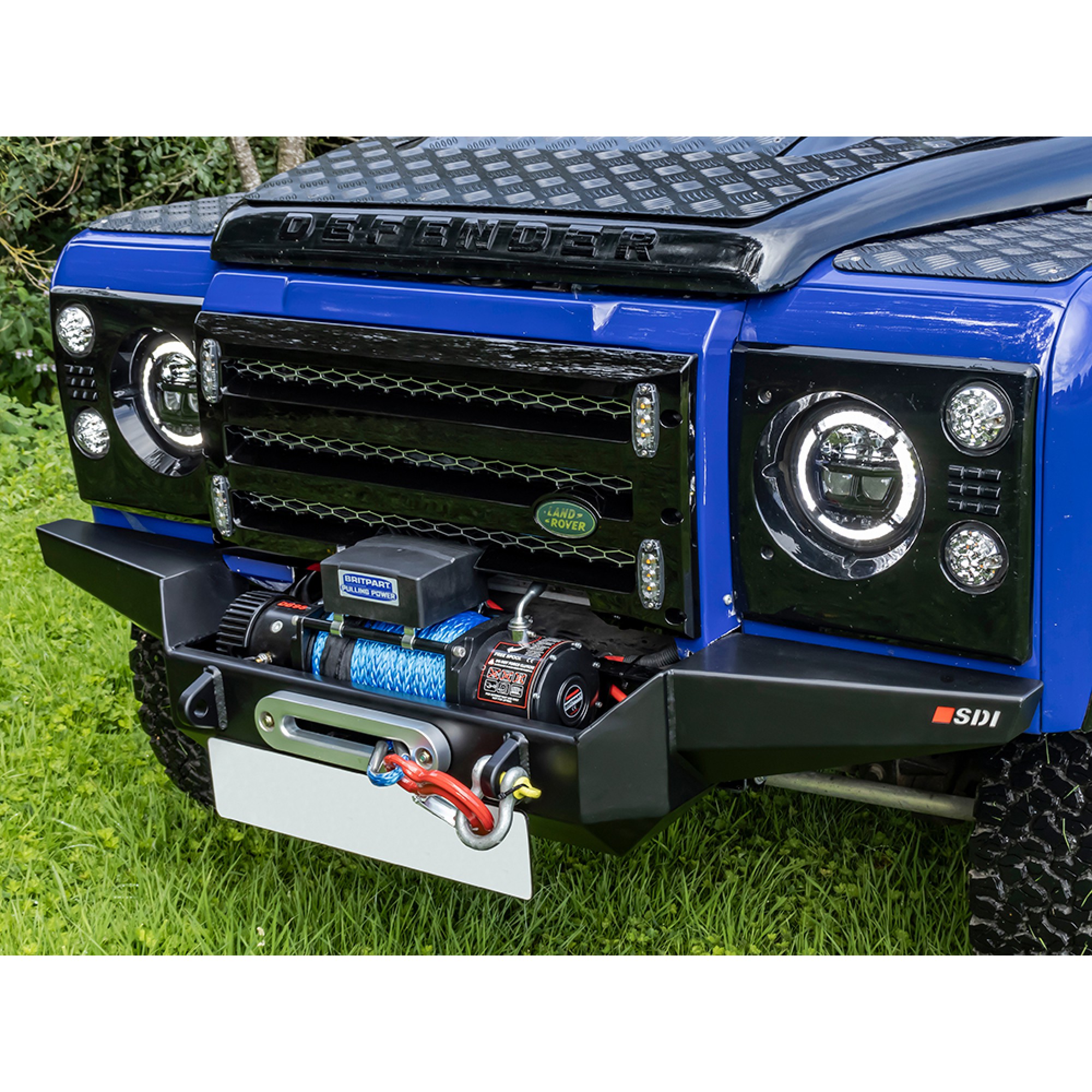 Safety Devices Winch Bumper for Defender 90/110 (1983-16)