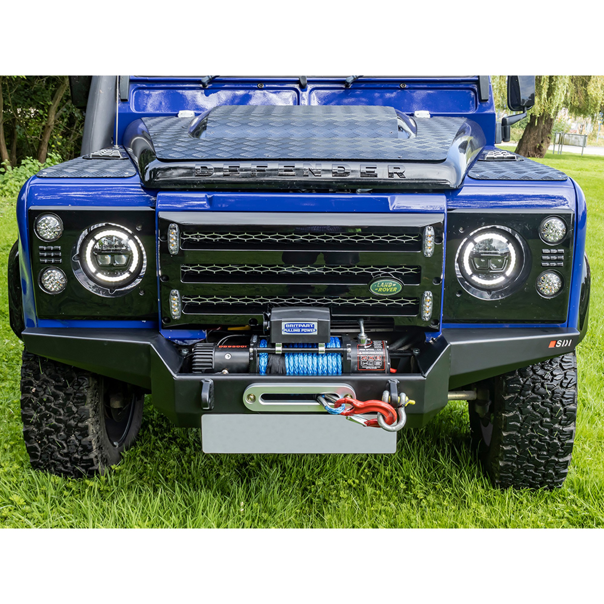 Safety Devices Winch Bumper for Defender 90/110 (1983-16)