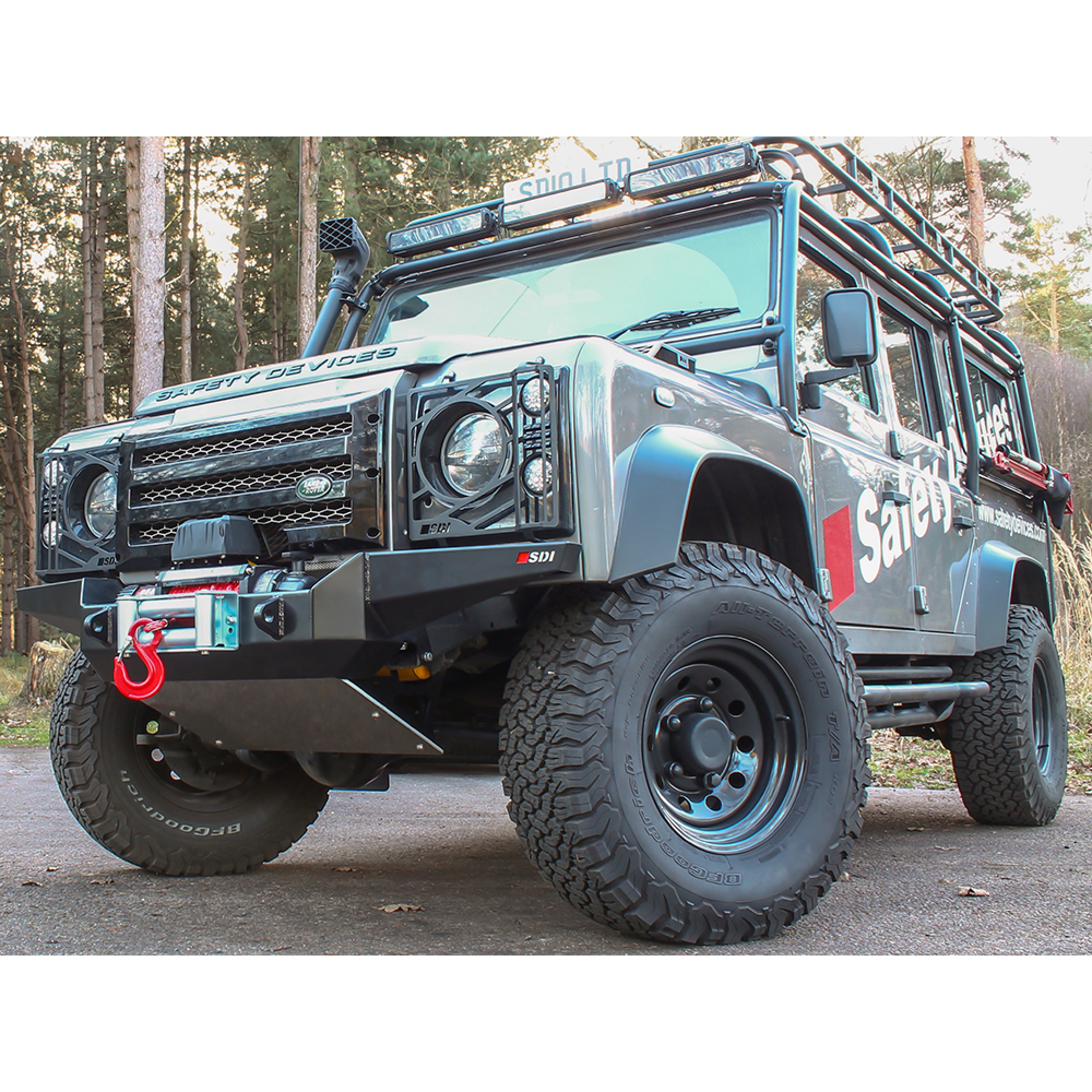 Safety Devices Stepped Winch Steering Guard 90/110 (1986-2016)