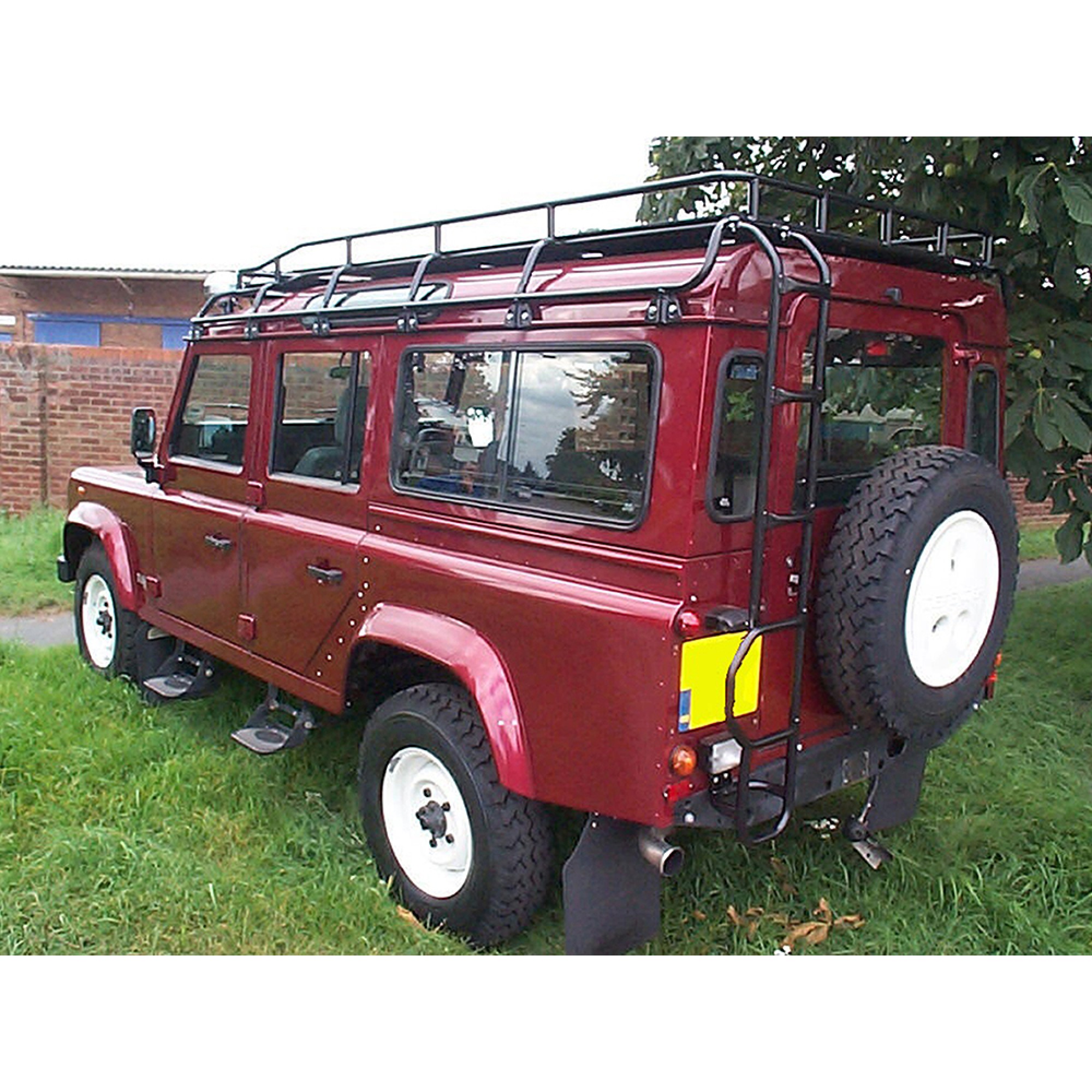Defender 90 roof rack and ladder shop