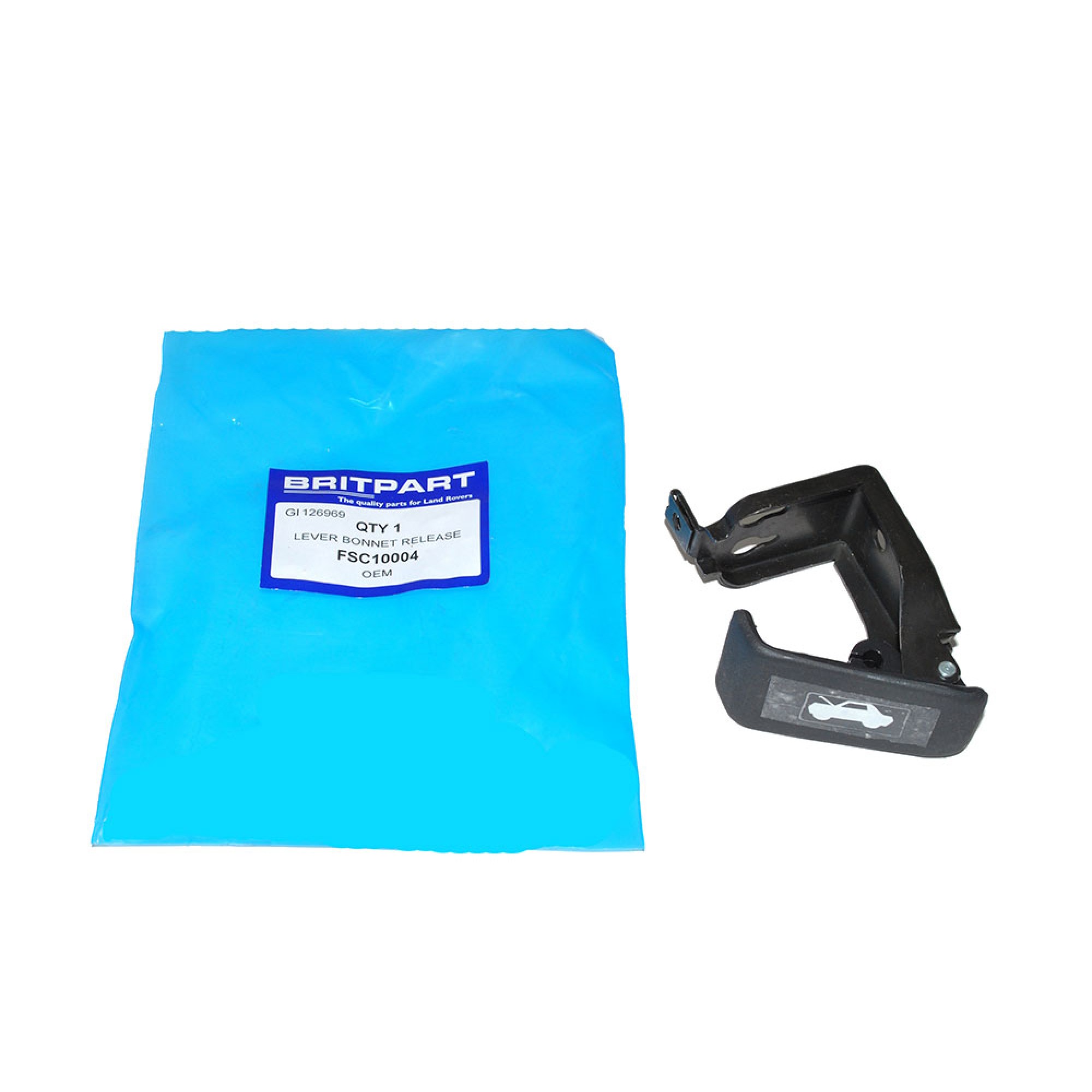 FSC10004 - P38 Bonnet Cable Release Lever RHD