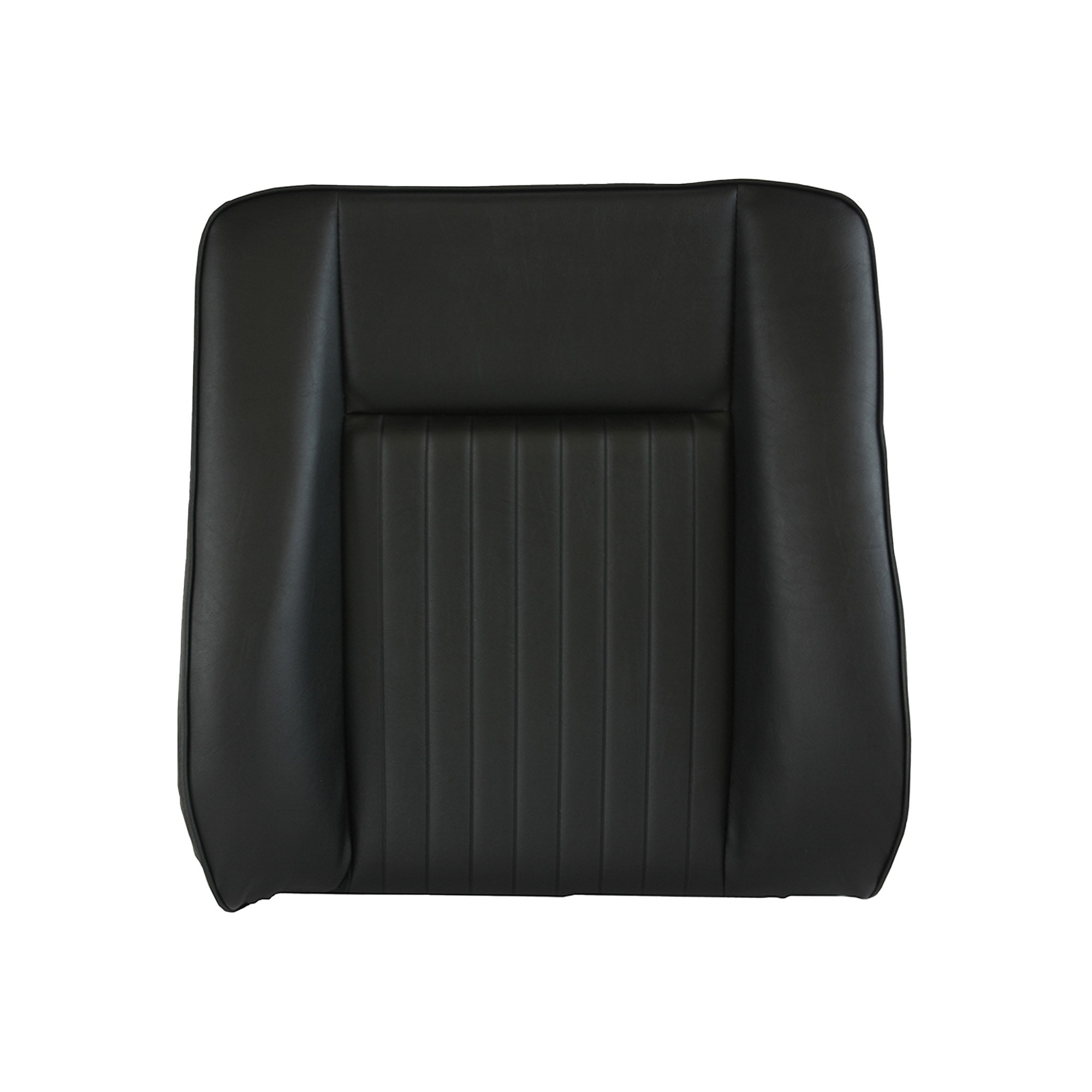 Exmoor Trim Deluxe Series Seat Backrest Outer Black Vinyl - MRC6982