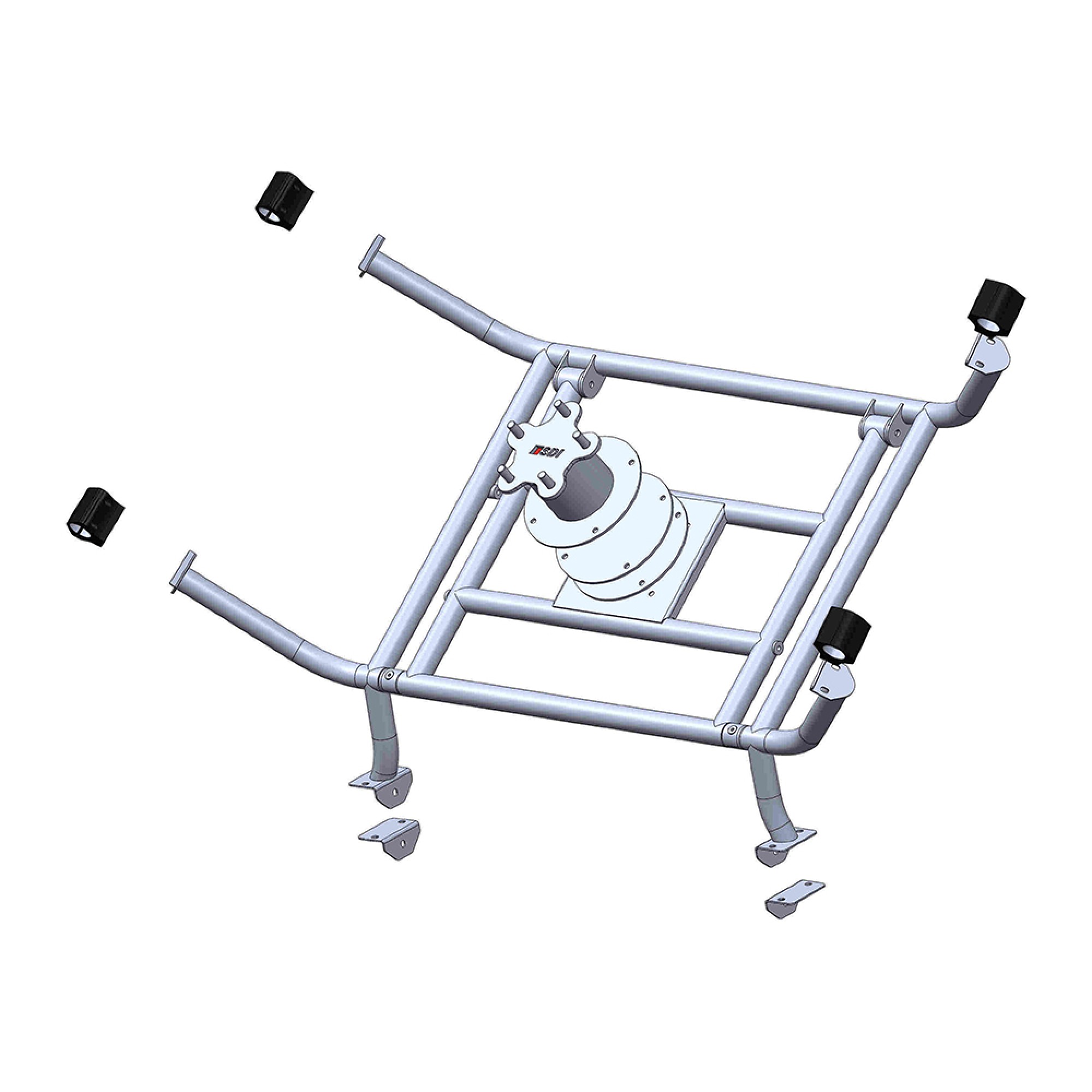 Safety Devices Roll Cage Lift-Up Spare Wheel Carrier