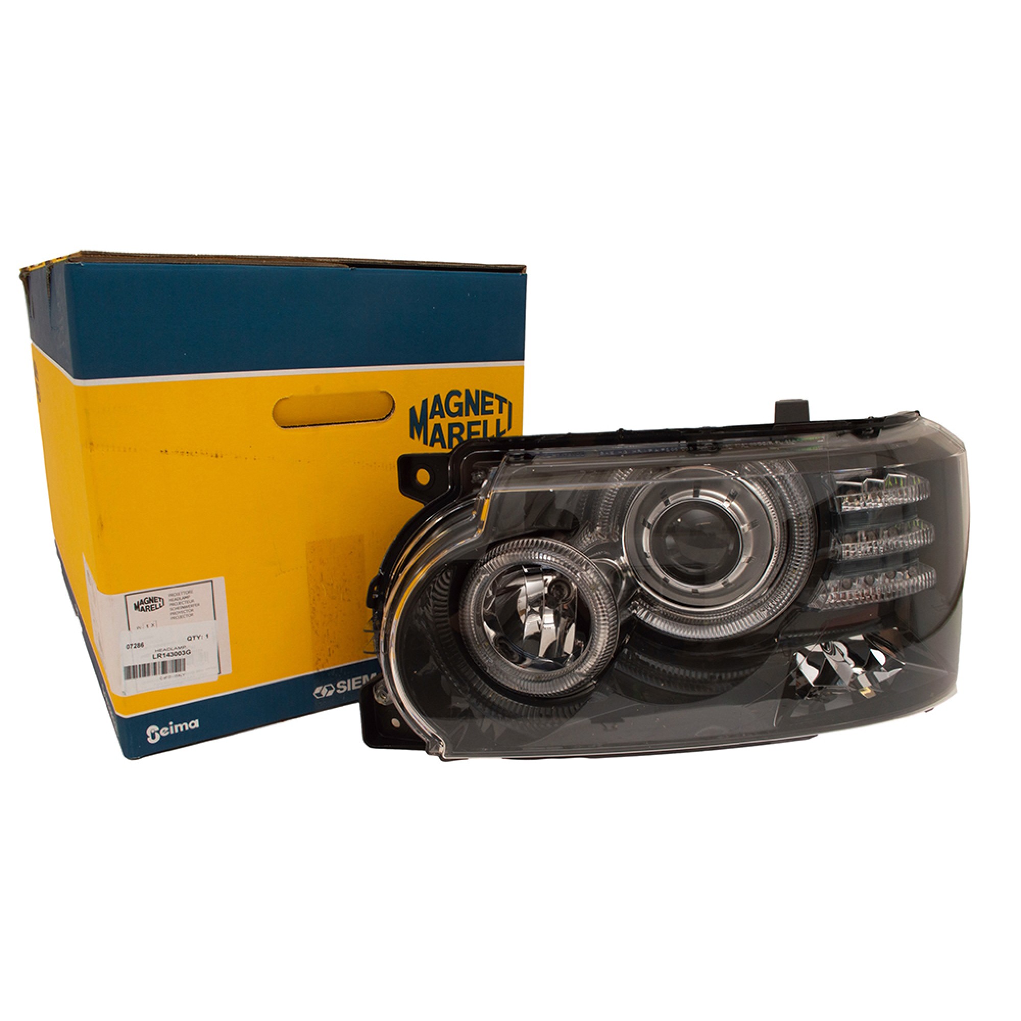 LR143003 - Genuine Headlamp LHD LH with Adaptive Bi Xenon from Chassis BA355001 to BA99999