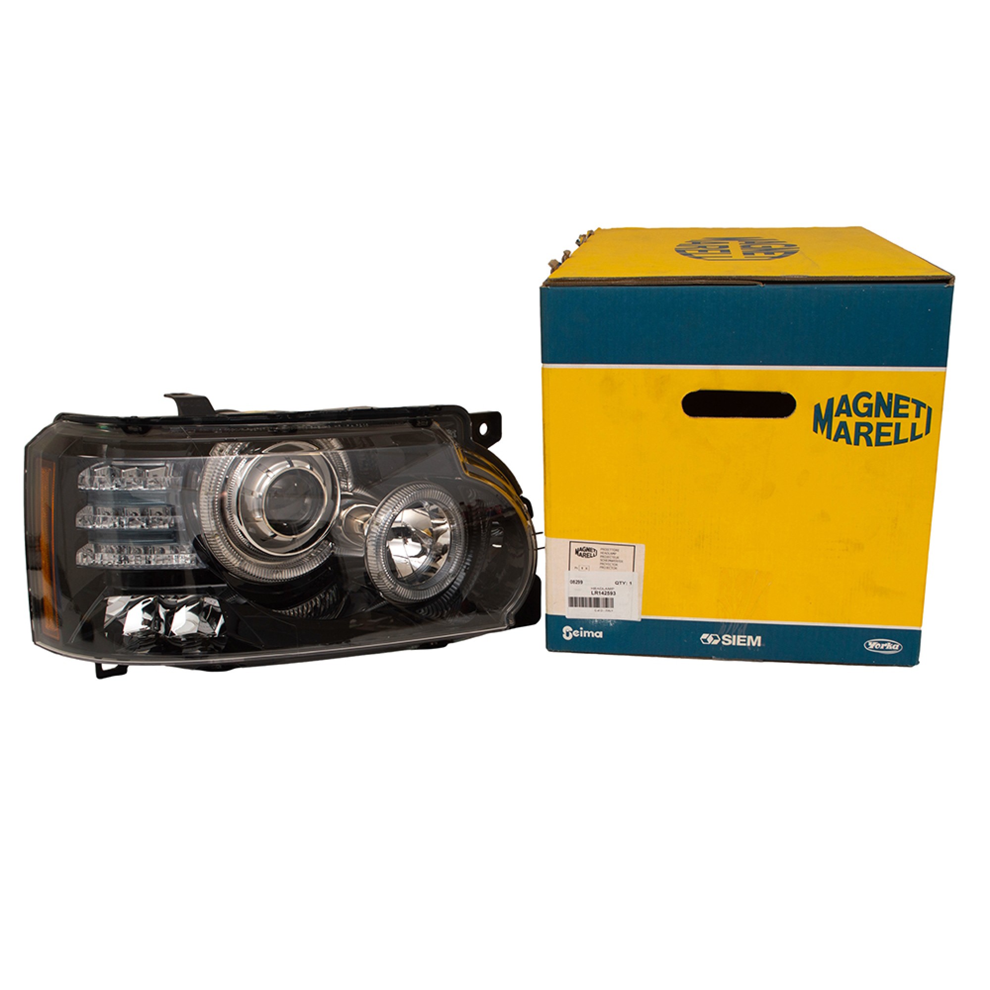 LR142593 - LHD RH Headlamp with Adaptive Bi Xenon