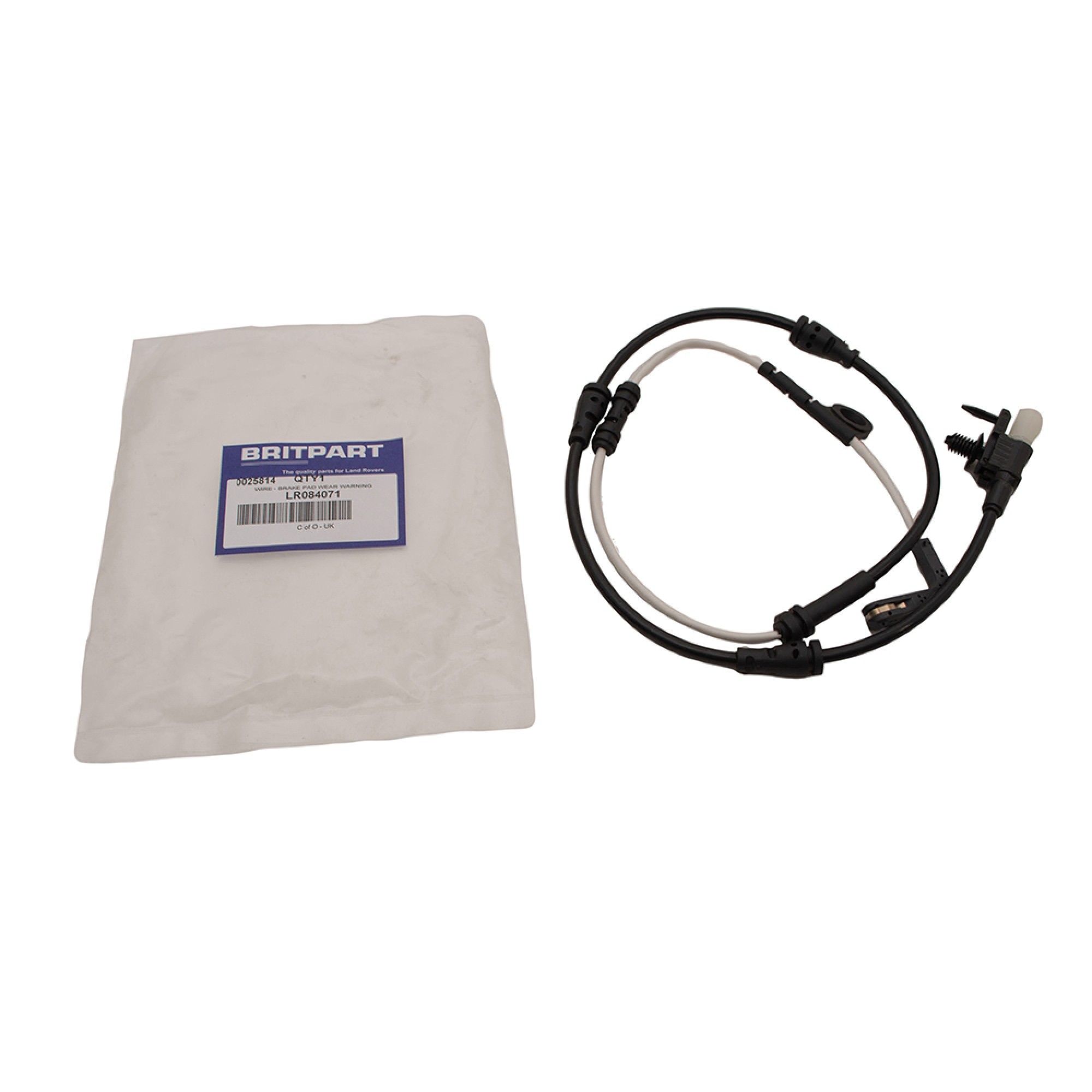 LR084071 - Rear Brake Pad Wear Sensor