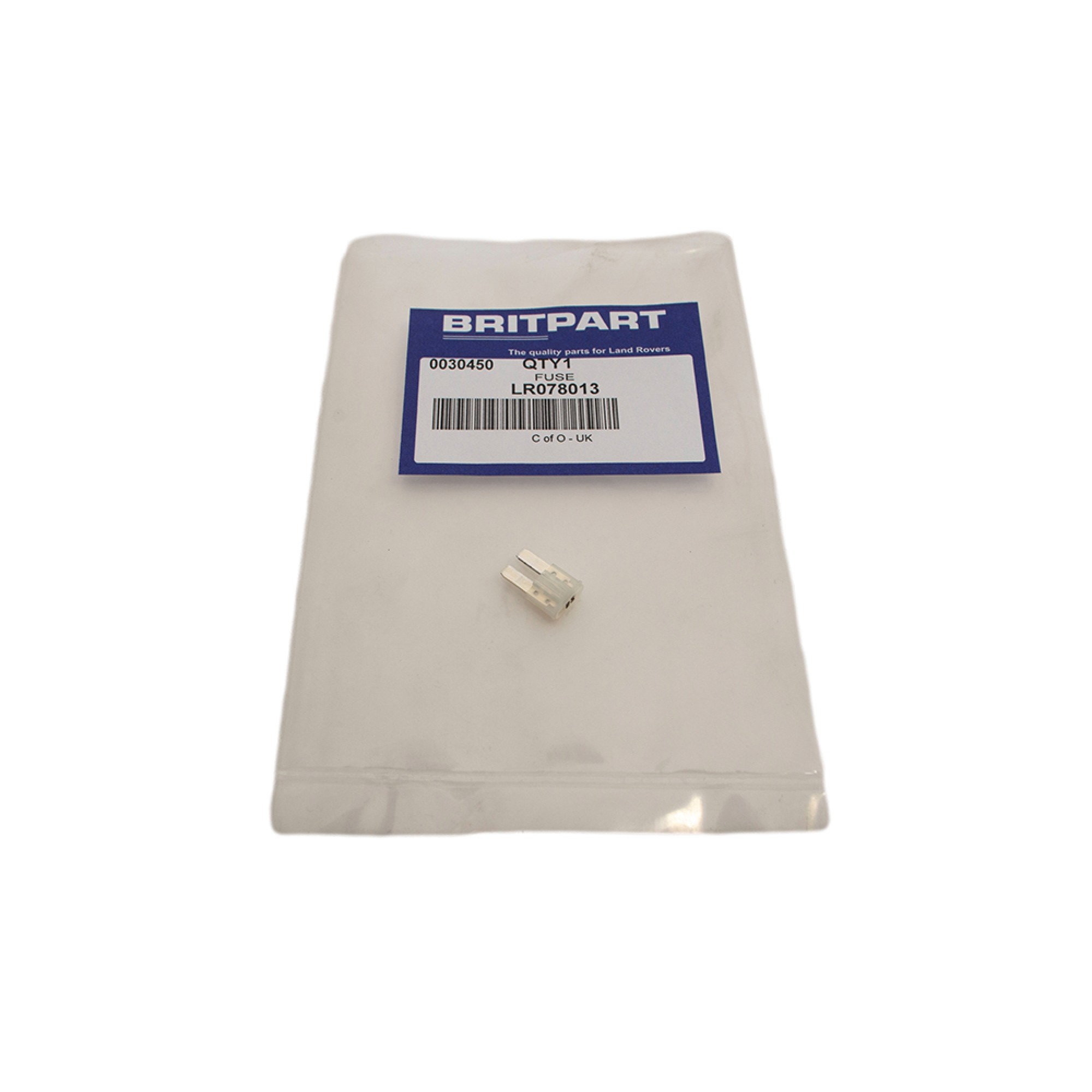 LR078013 - 25 Amp Micro Fuse Clear