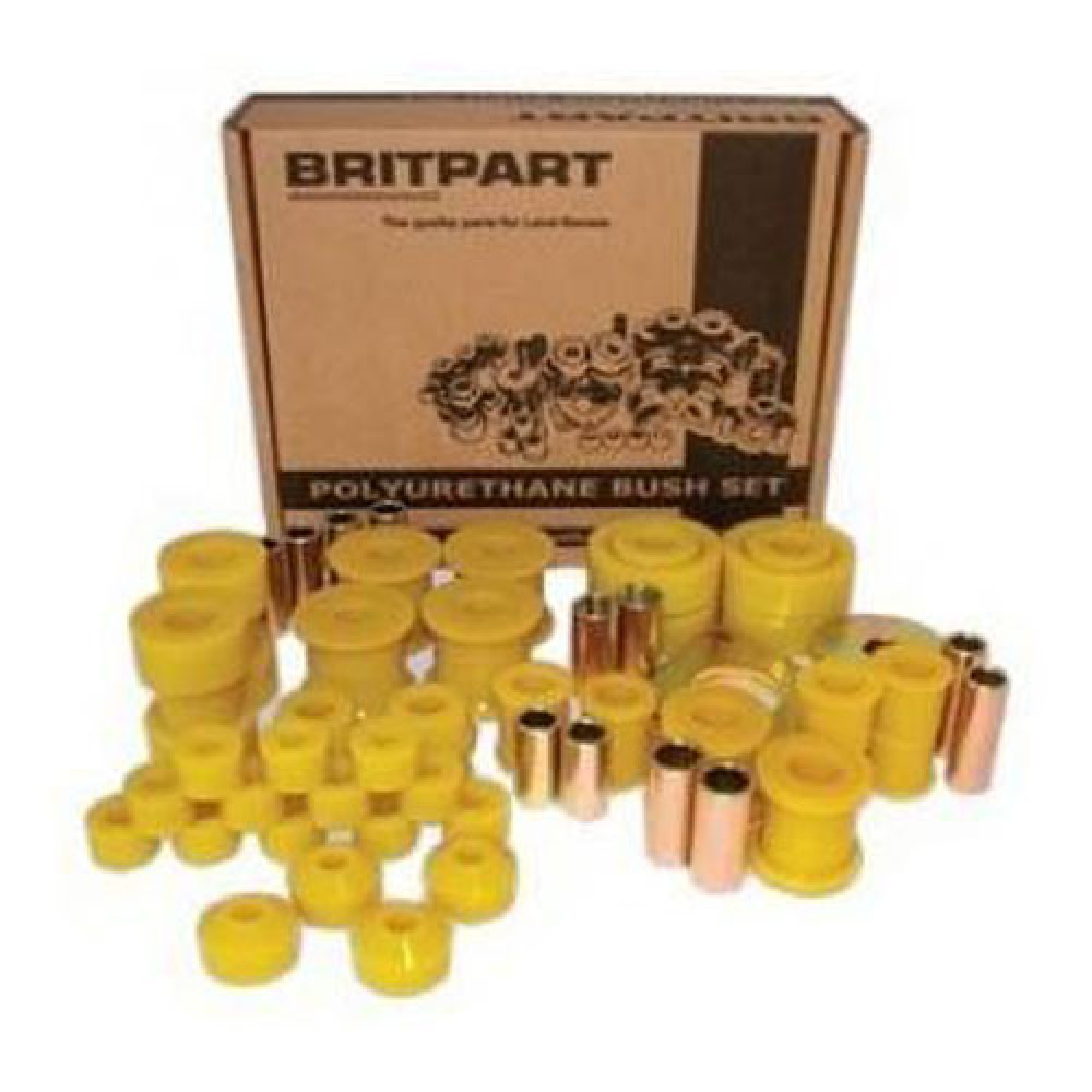DA4044YELLOW - Britpart Poly Bush Suspension Kit Suitable for SWB Series Vehicles