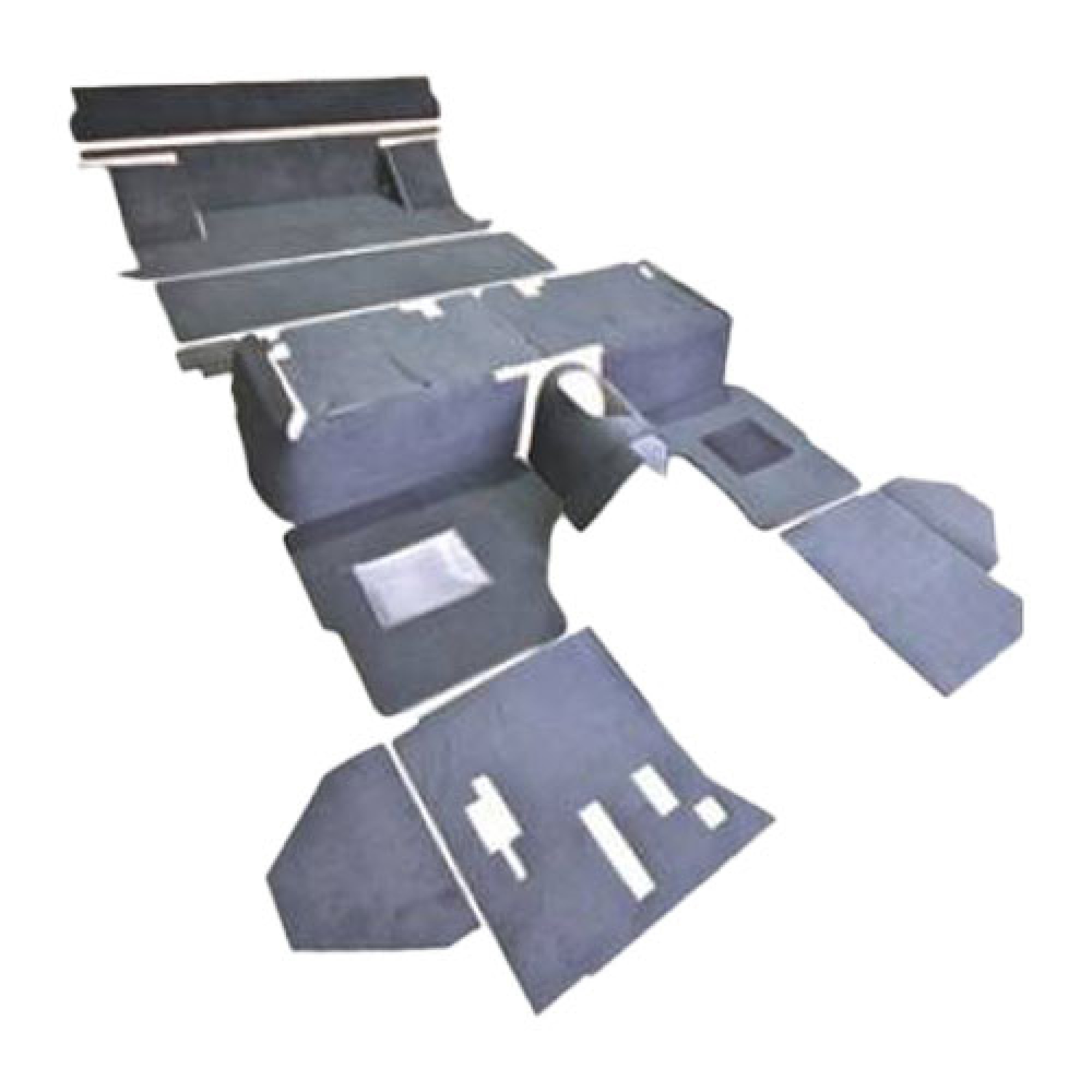 EXT021-1 - Series 2/3 88" SWB Full Vehicle Carpet Set Ebony