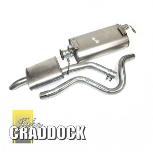 Tailpipe and Back Box Discovery V8 1 Piece Or Use ESR3737 NV110041L X3 STC3716 STC3717 for Split System for Ease Of Fitting
