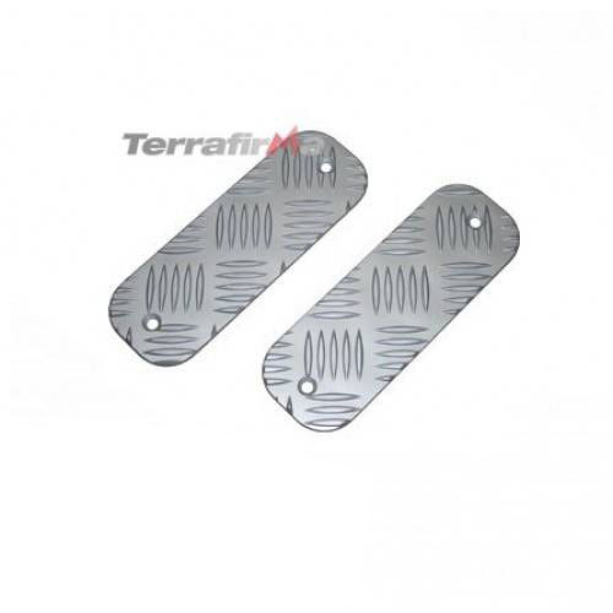 Chequer Plate Bumper Treadplate Pair Kit ( Short ) Anodised - BTS-KIT/A