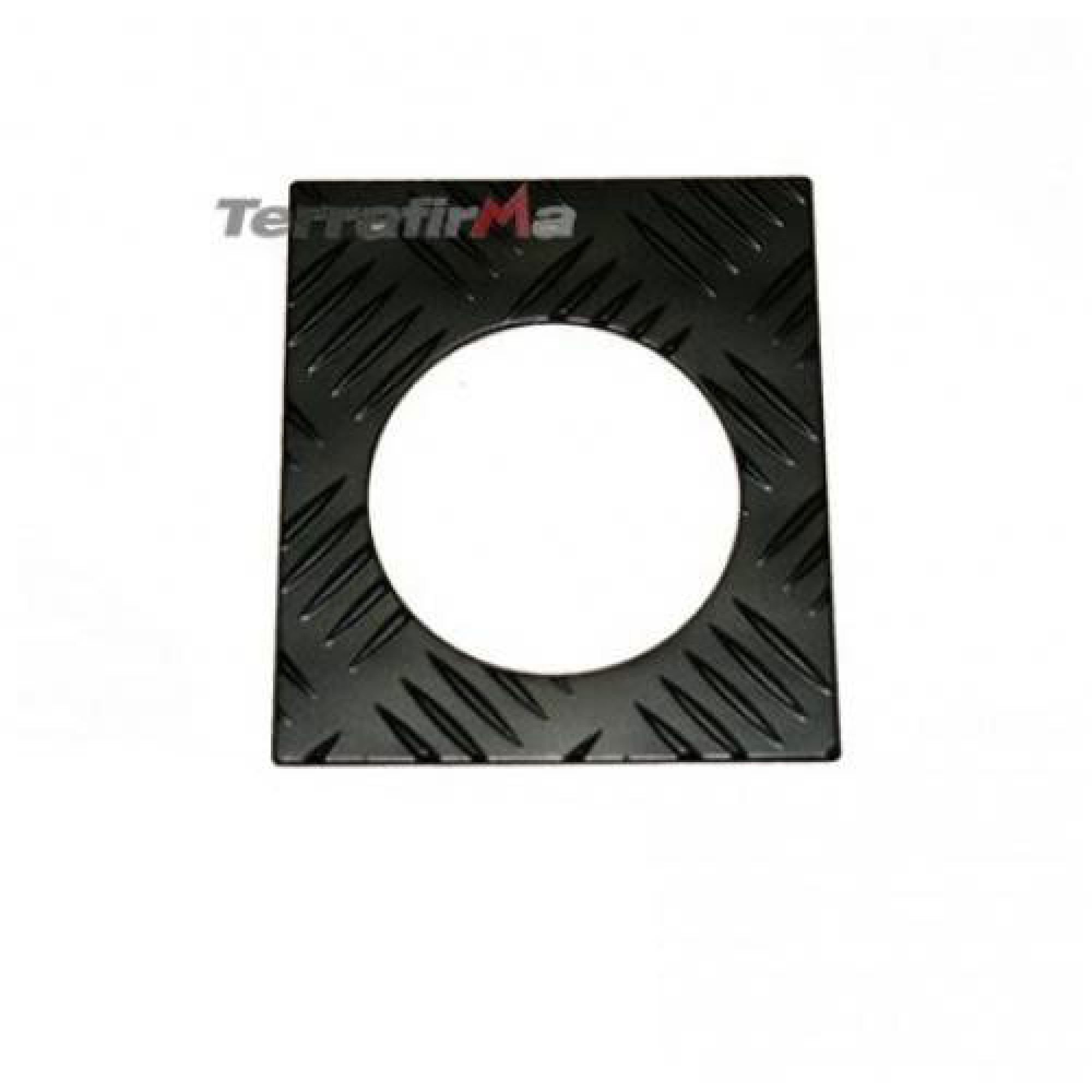 FF-TD5/B - Land Rover Defender 90/110 Fuel Filler Surround TD5 Black Chequer Plate