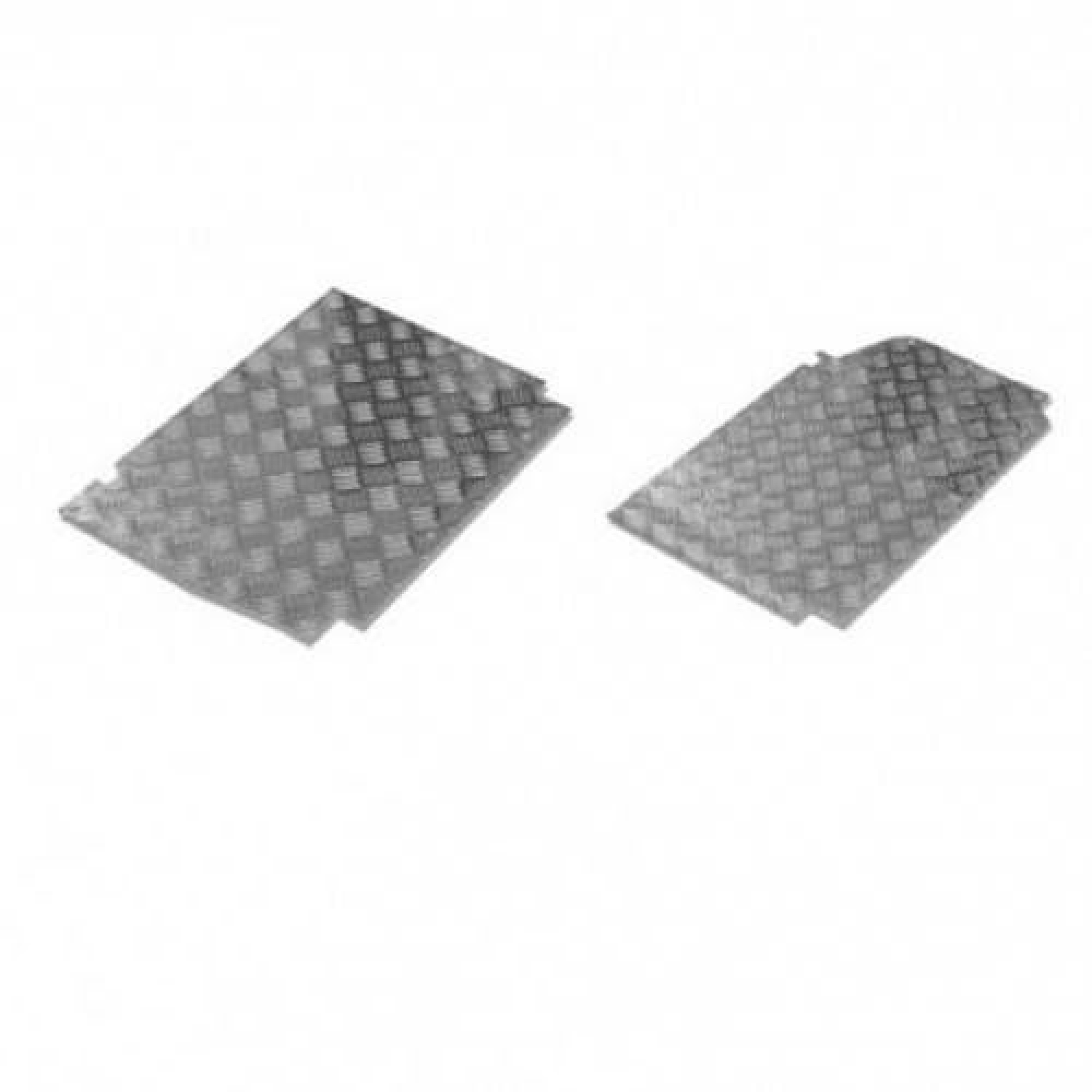 JC1080 - Chequer Plate Front Floor 1 Pair 1994 on