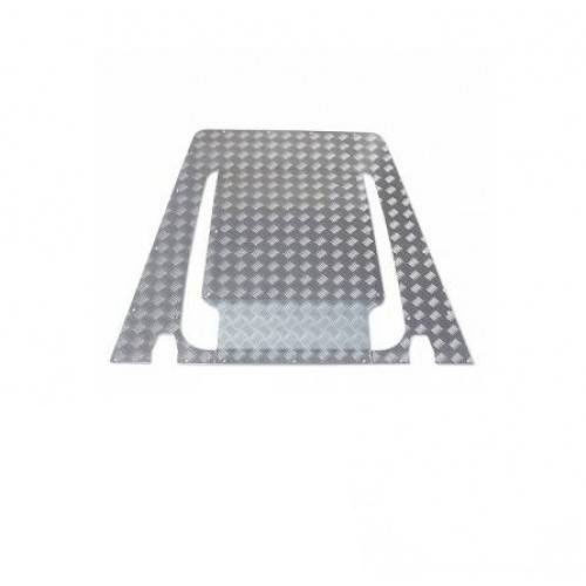 Delux Chequer Plate Kit Puma Bonnet Anodised Silver 2007 on 3mm 1 Piece