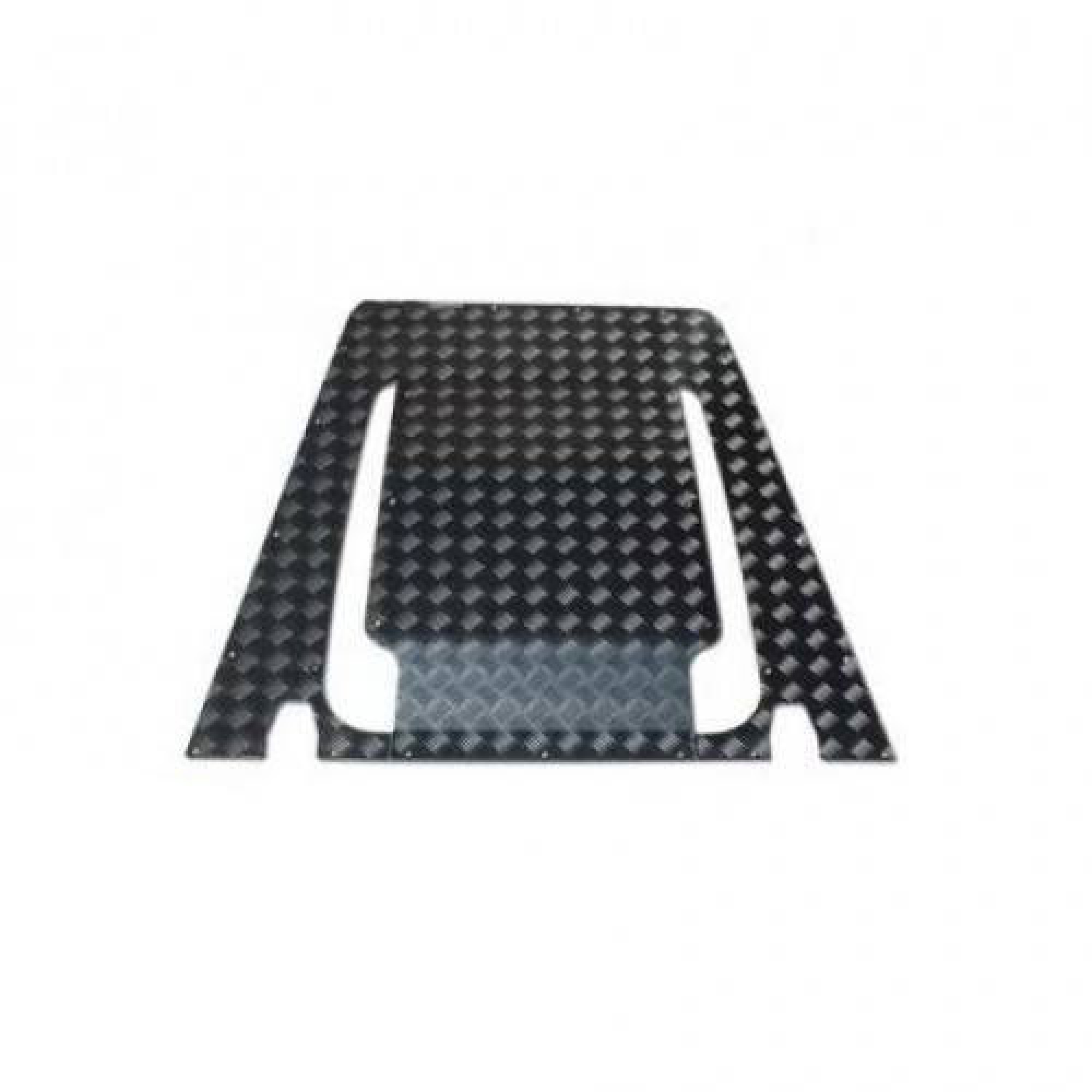 Puma Full Bonnet Black Delux Chequer Plate Kit 1 Piece 3mm Including Fittings. Black Powder Coated