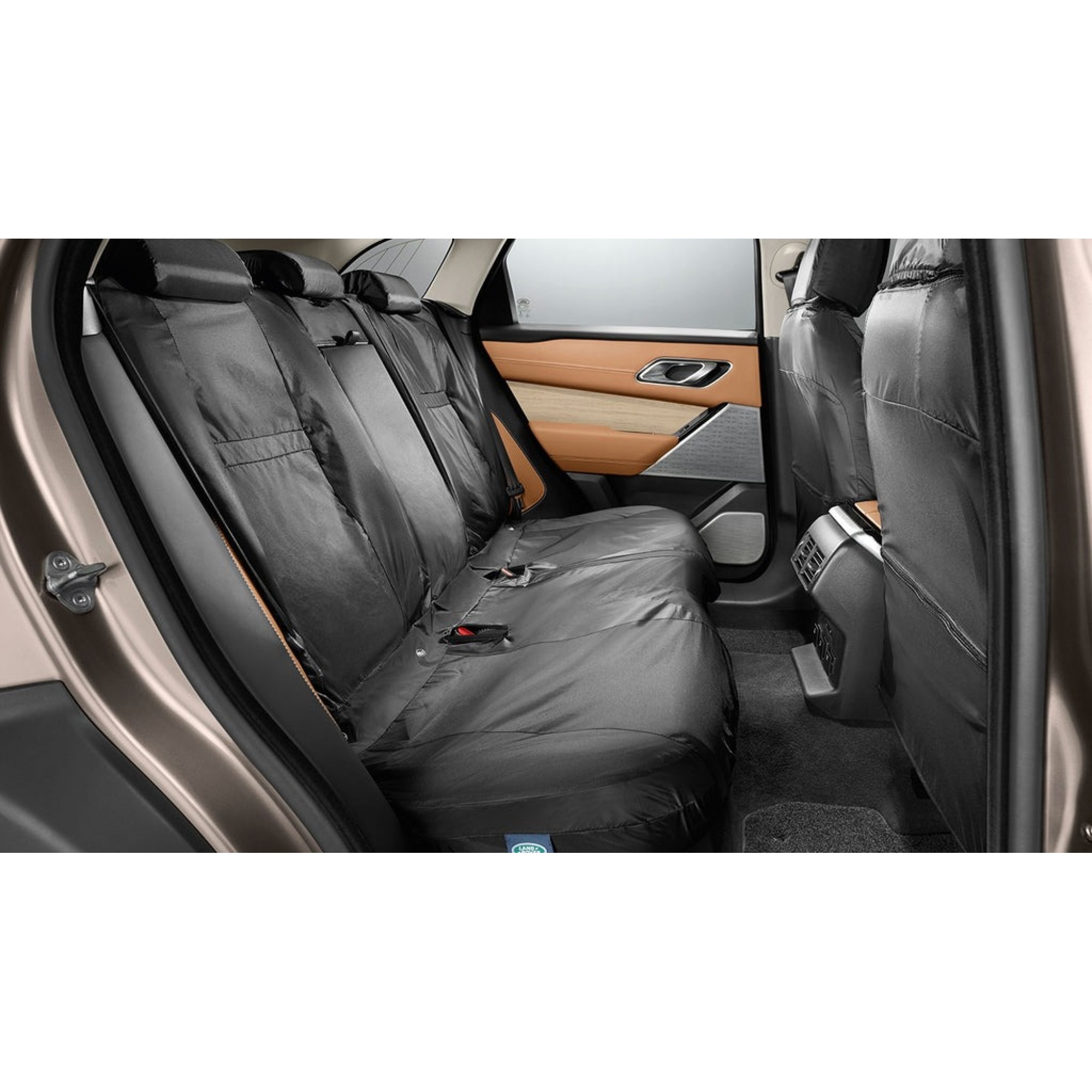 Rear Seat Covers Ebony for Range Rover Velar - VPLYS0422