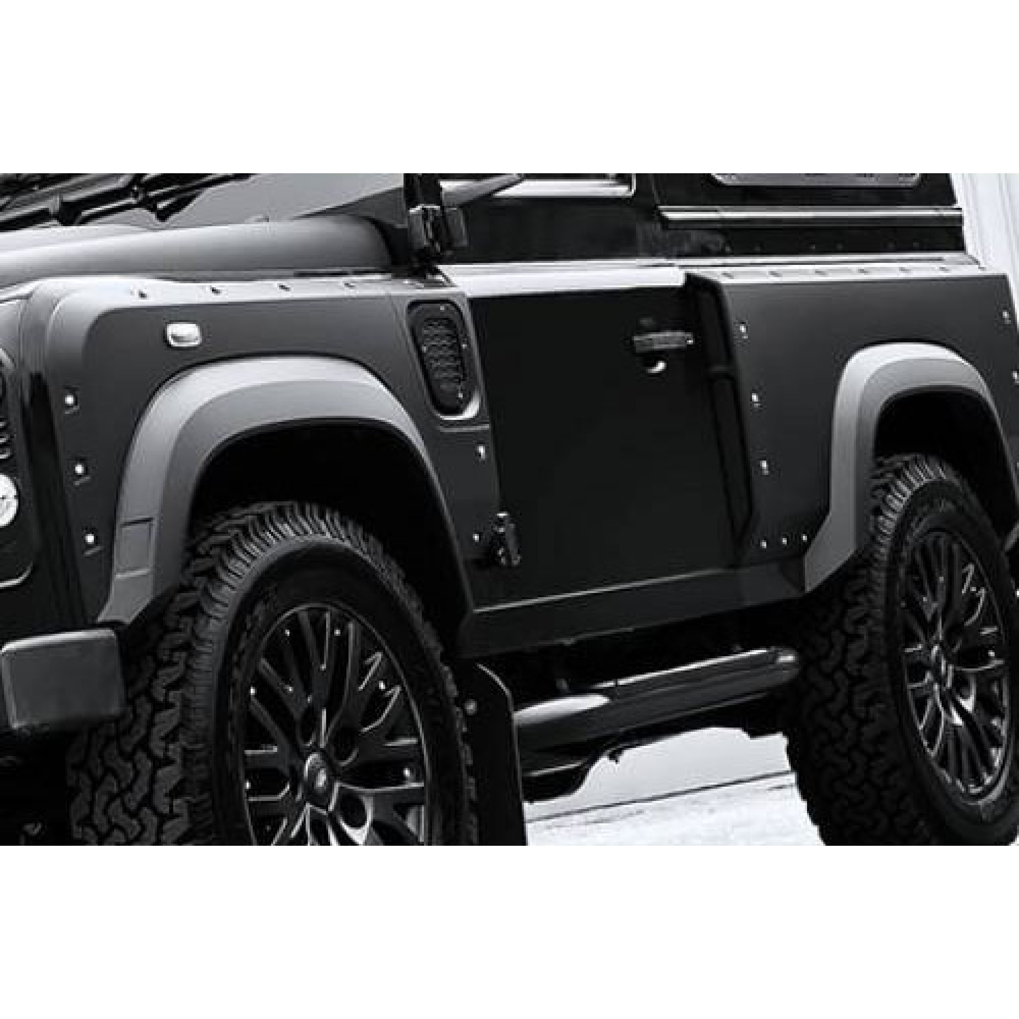 Kahn Defender 90 Wide Track Arch Kit Front and Rear (No Side Grill)