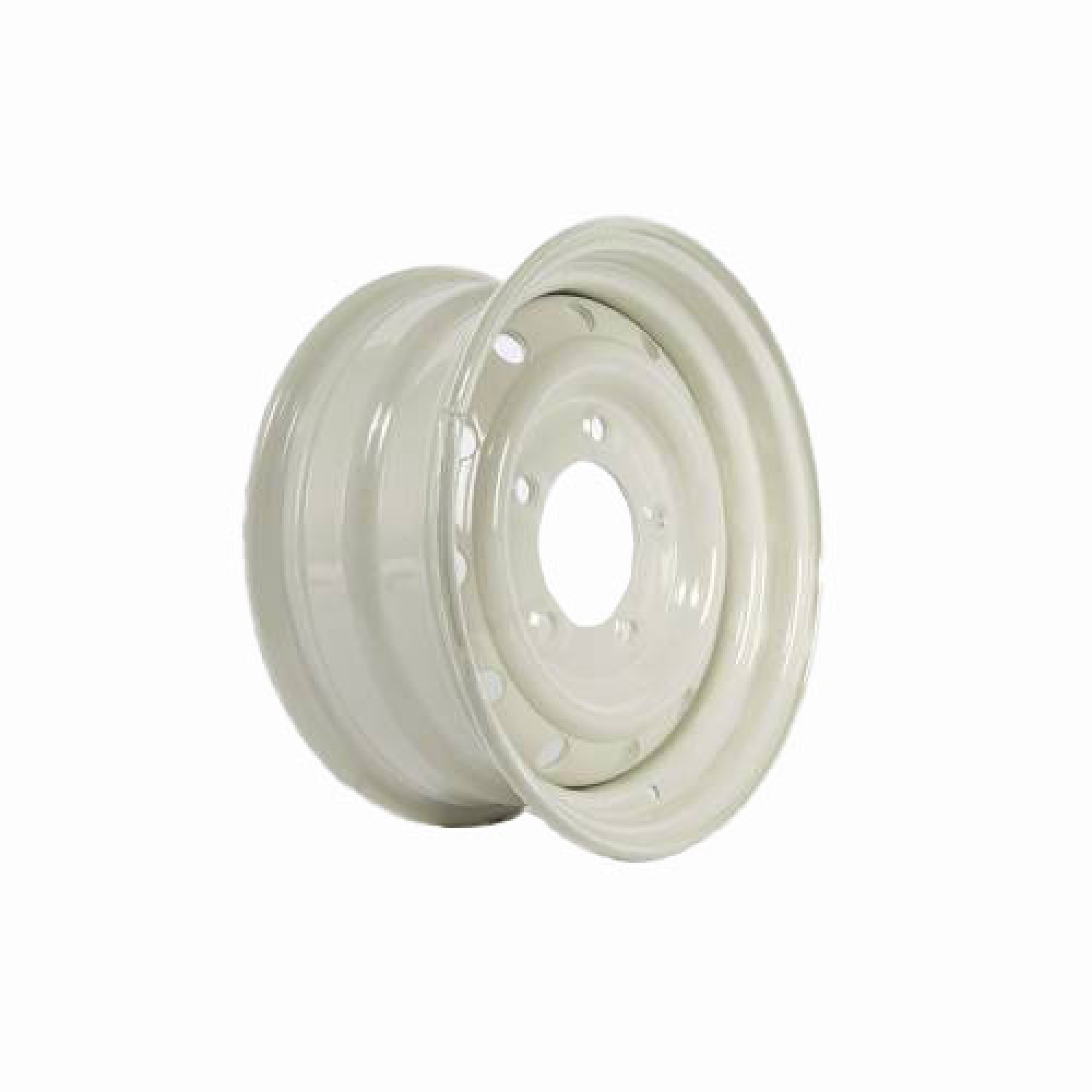 6.5X16 White Wolf Style Steel Wheel Load Rating 1080KG 5/165 Tubeless