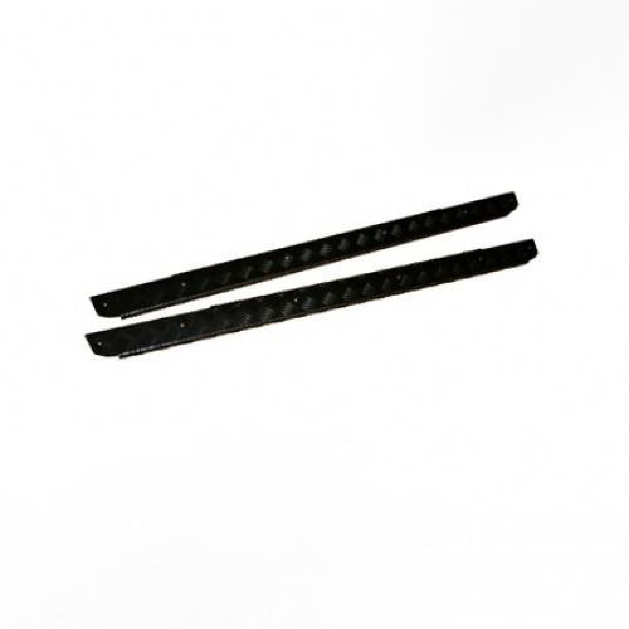 SLKIT01-90/B - Chequer Plate Kit 3mm Sill Protectors Black 90 & SWB Series 2/3 Pair with Fixings by Mammouth