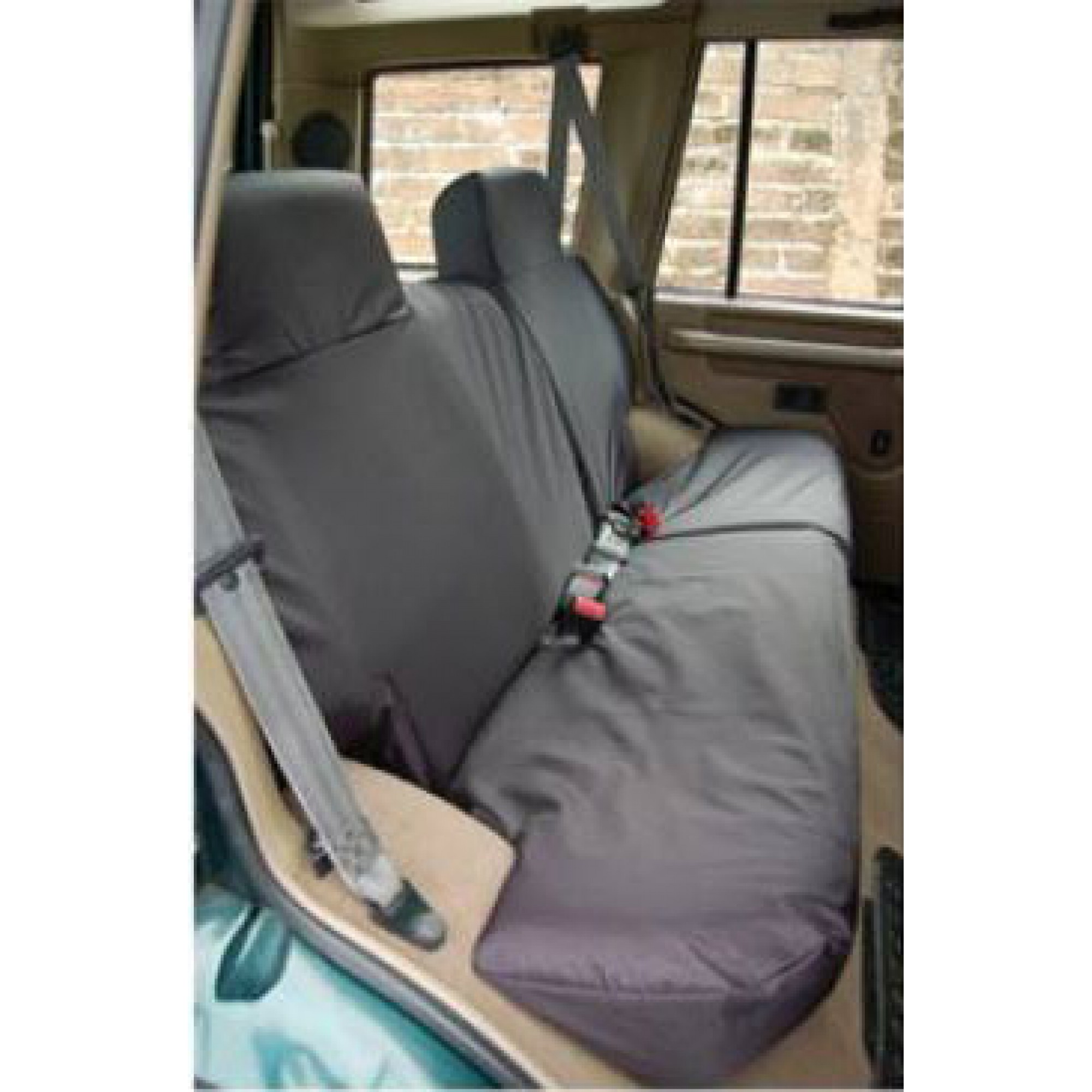 EXT018-22 - Discovery 1 Rear Passenger 60/40 Wpsc Water Proof Seat Cover (Black Nylon)