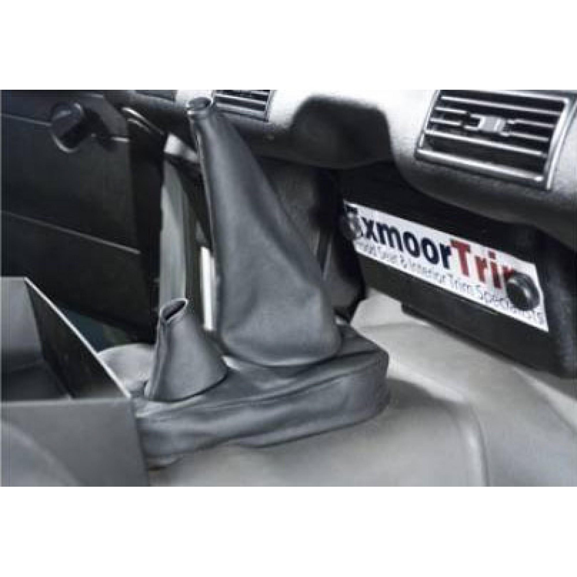 EXT014-2 - Gear Lever Gaiter Black Leather LT77 and R380