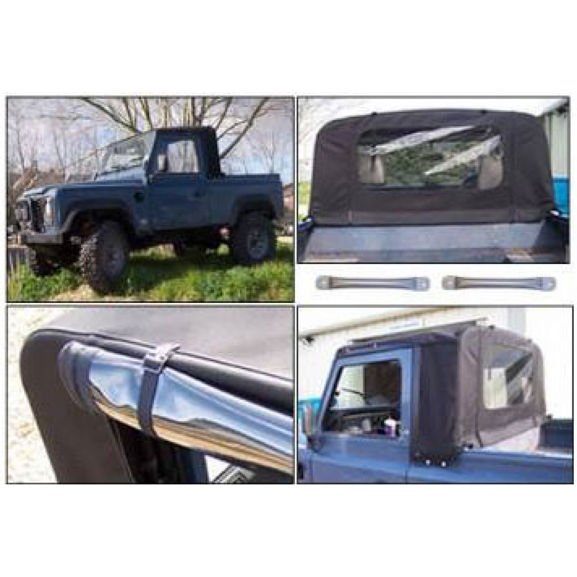 EXT207-2BKM - 90/110 Truck Cab TD5 Black