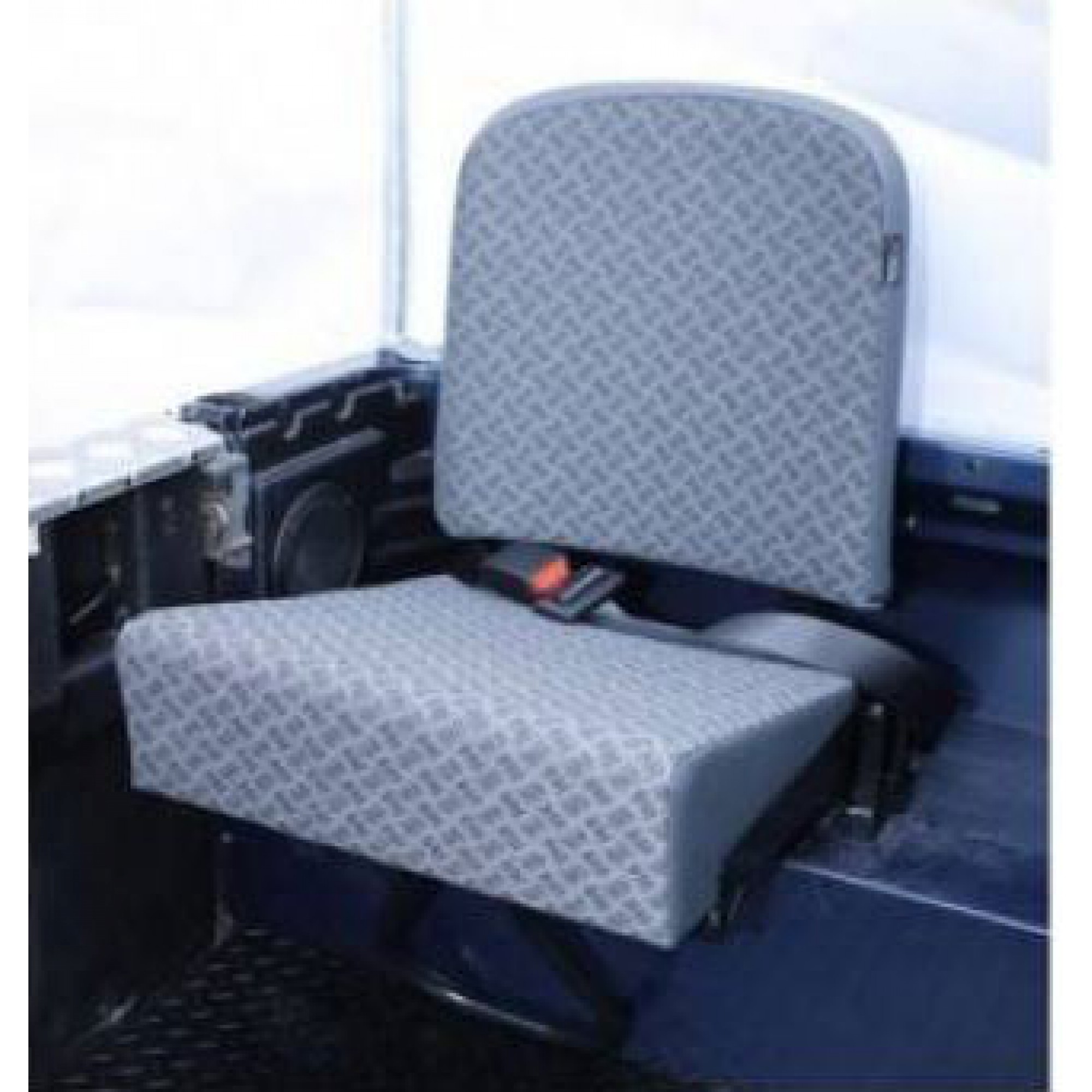 EXT050-BSM - Tip up Seat 2007 Onwards Mondus Cloth Inward Facing Tip up 2007> Mondus Cloth