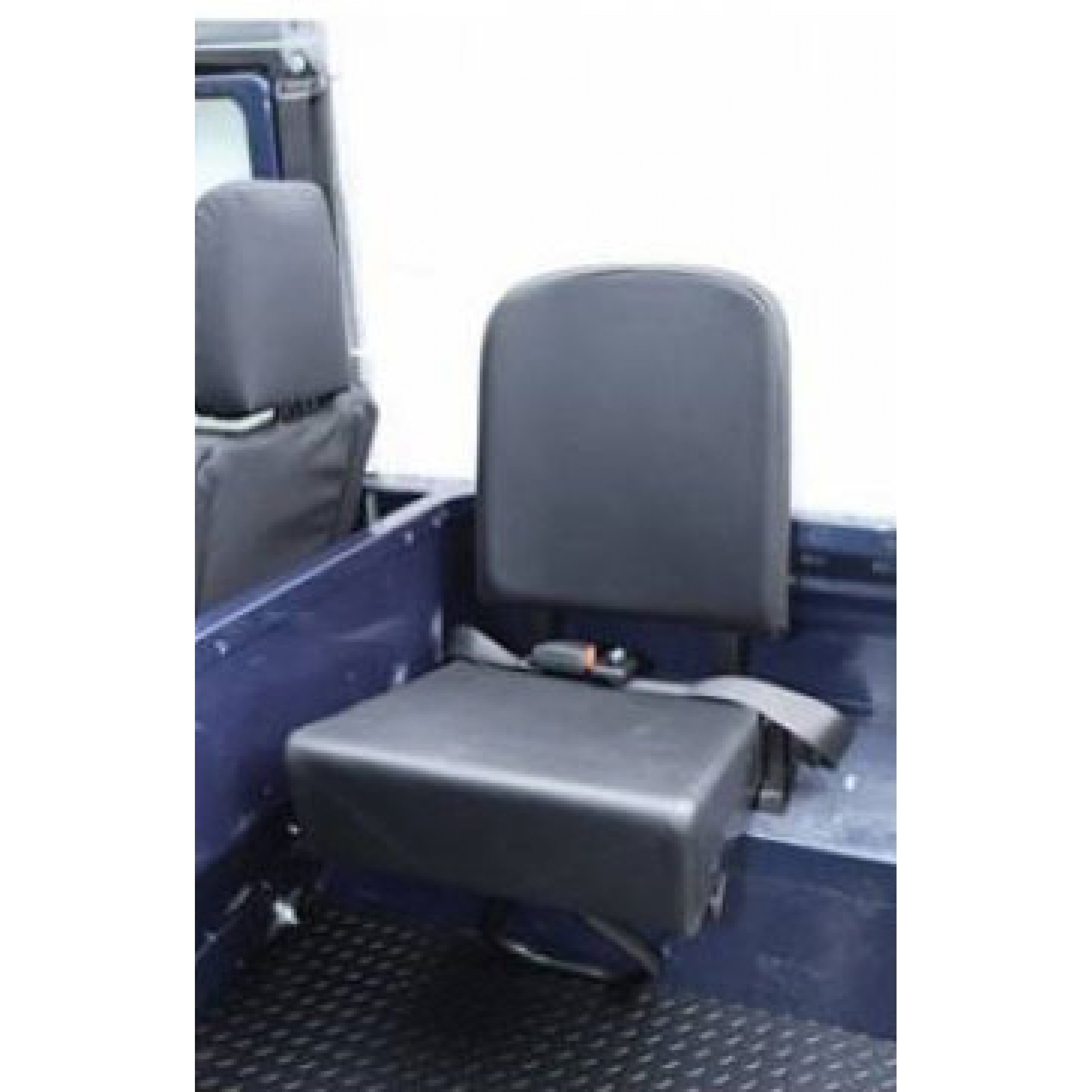 EXT050-BL - Tip up Black Leather Inward Facing Tip up Black Leather