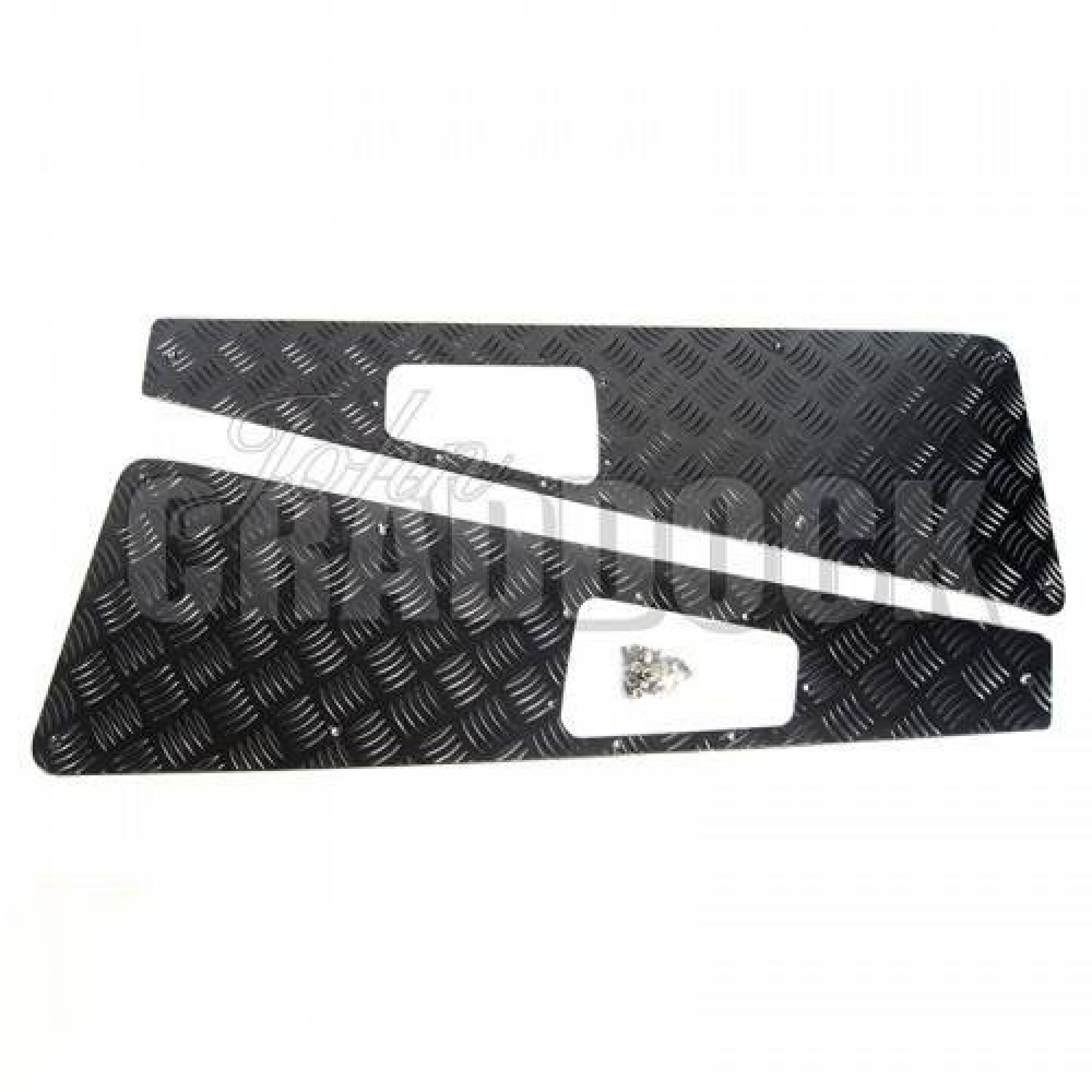 WTKIT03/B - Defender Skinny Black Powder Coated Puma Wing Top Kit RHD Boxed with Fitting Kit 2007 Onwards