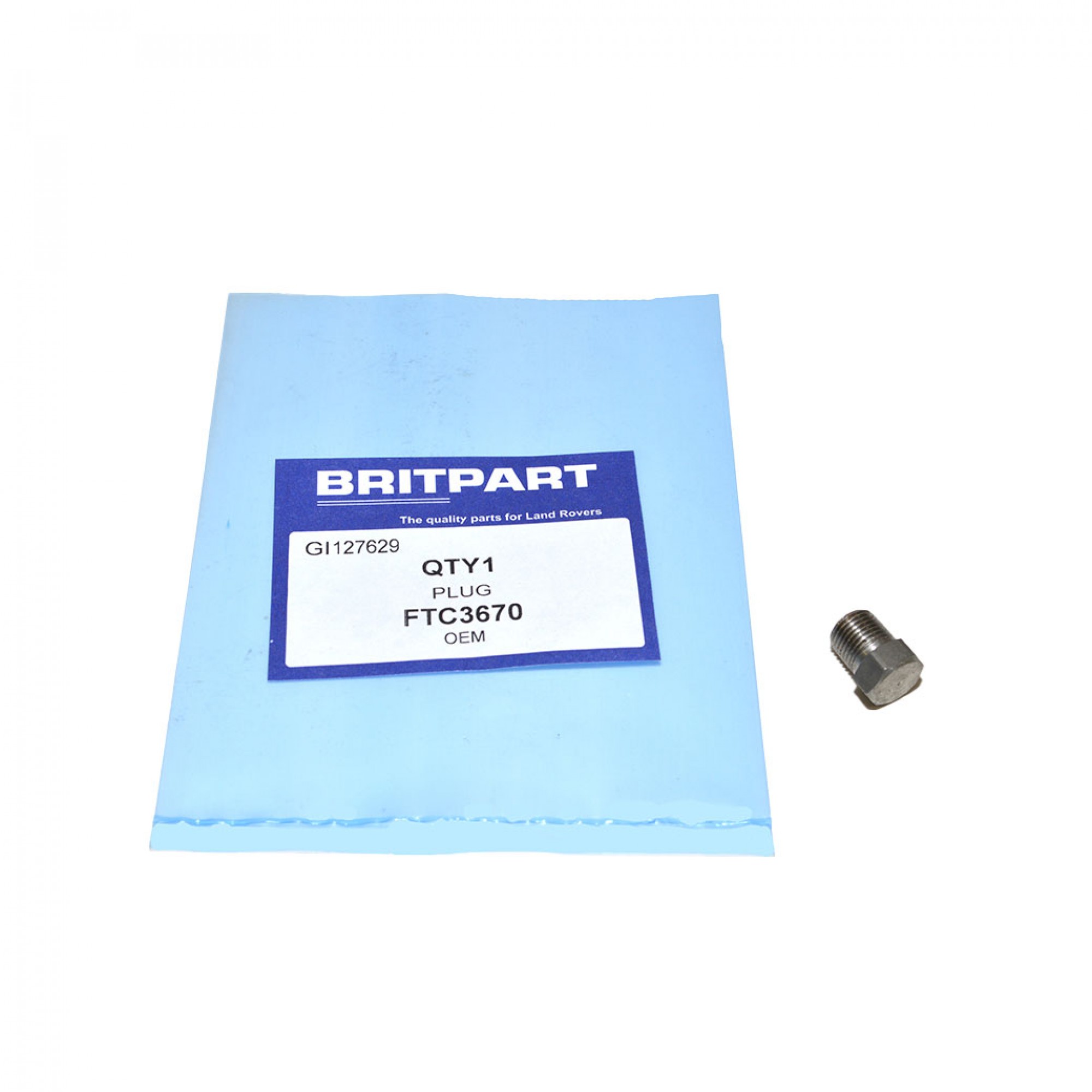 FTC3670 - Plug Oil Level Swivel Housing Range Rover Classic 90/110 Discovery and Other Applications. Early Series 1 Transfer Box Drain