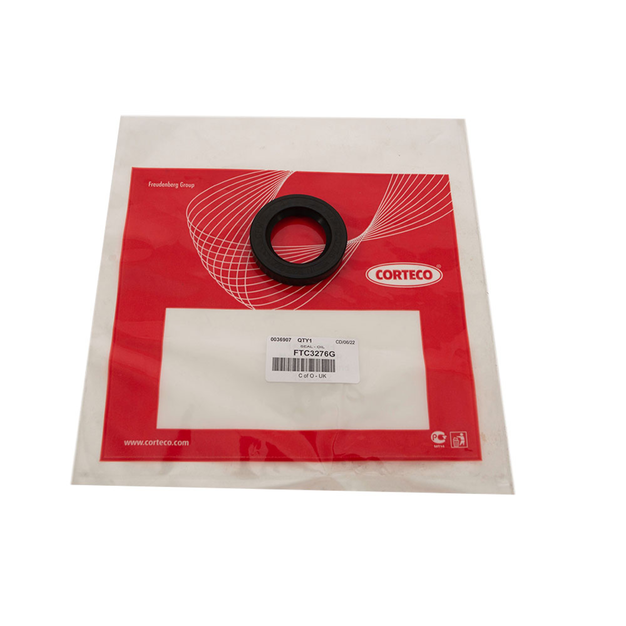 FTC3276G - Corteco - Oil Seal in Swivel Housing 90/110 from LA930456 1994 Model Year. and Discovery 1