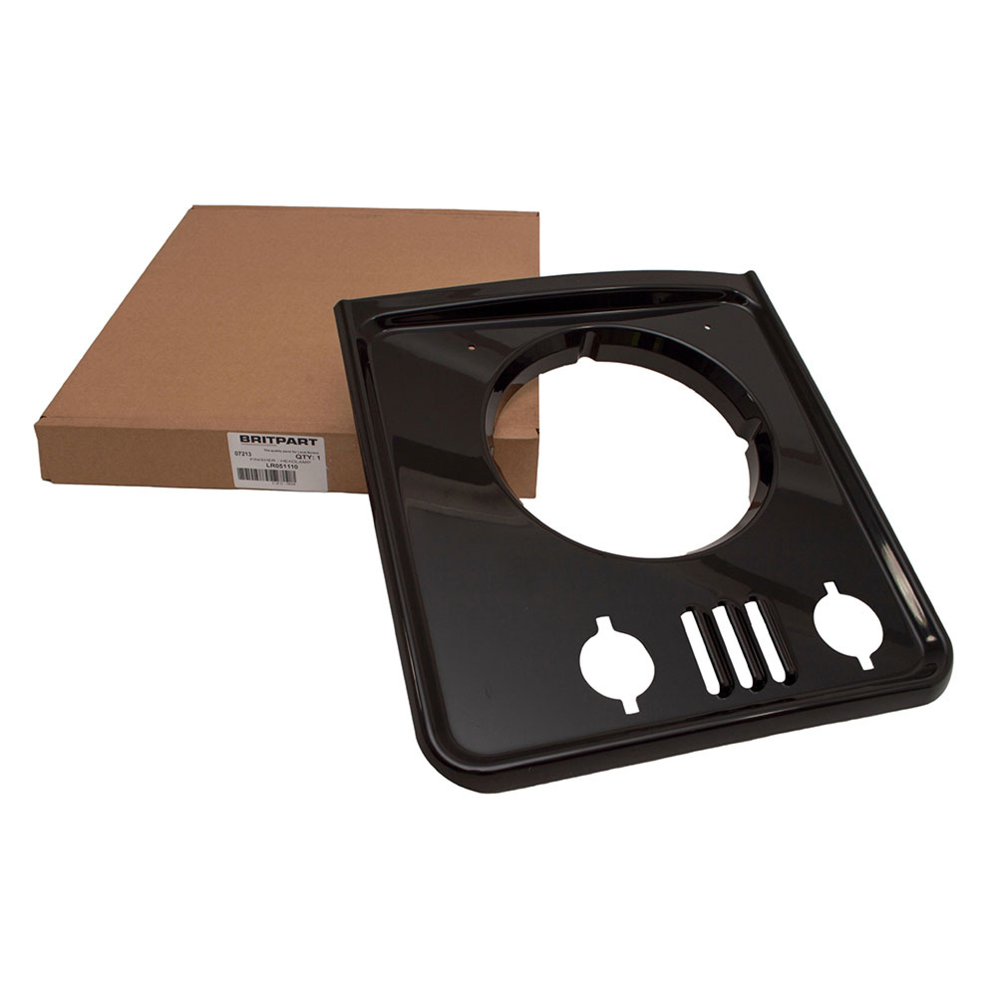 LR051110 - LH Headlamp Finisher Graphite for Defender