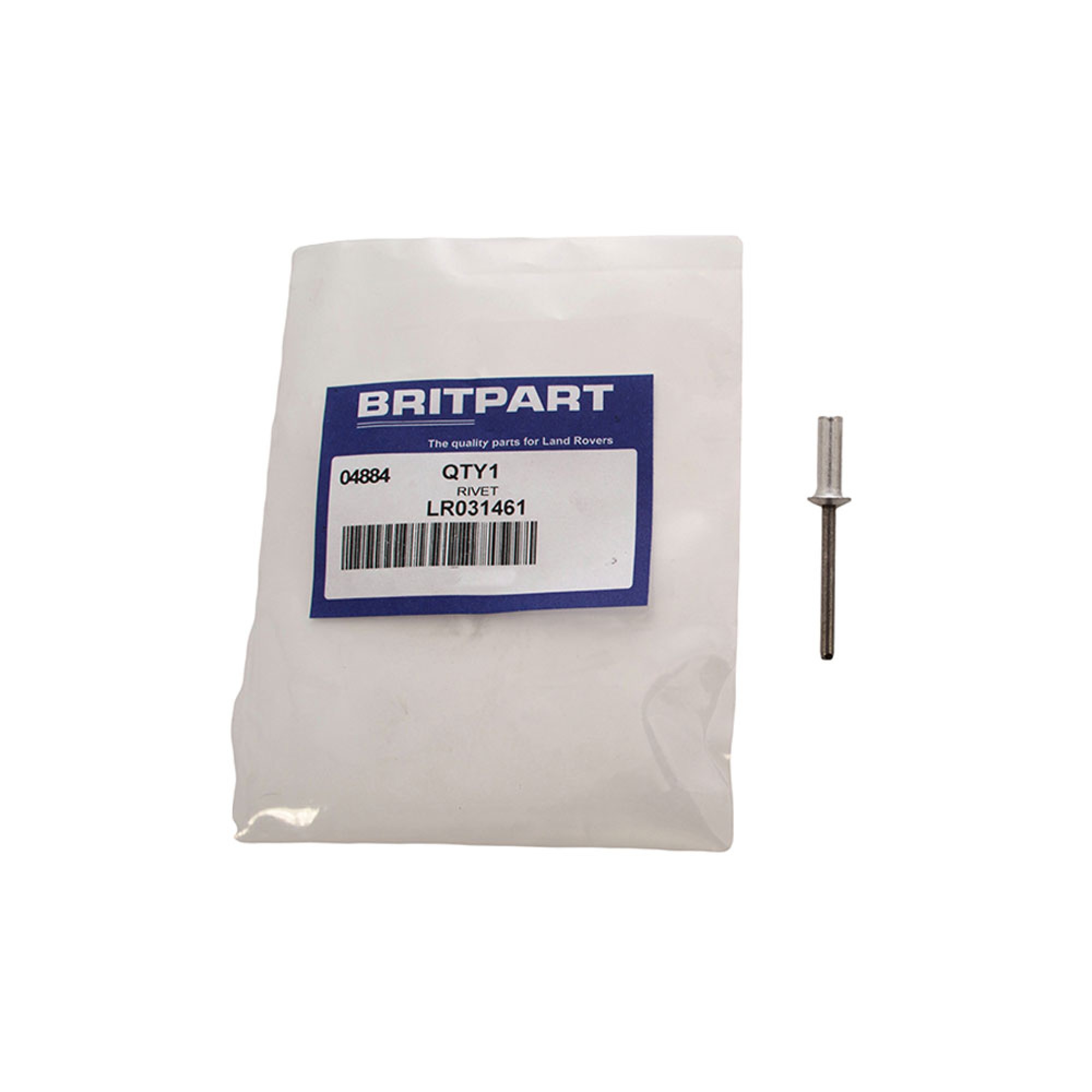 LR031461 - Blind Pop Rivet for Rear Body Cappings 2007-16