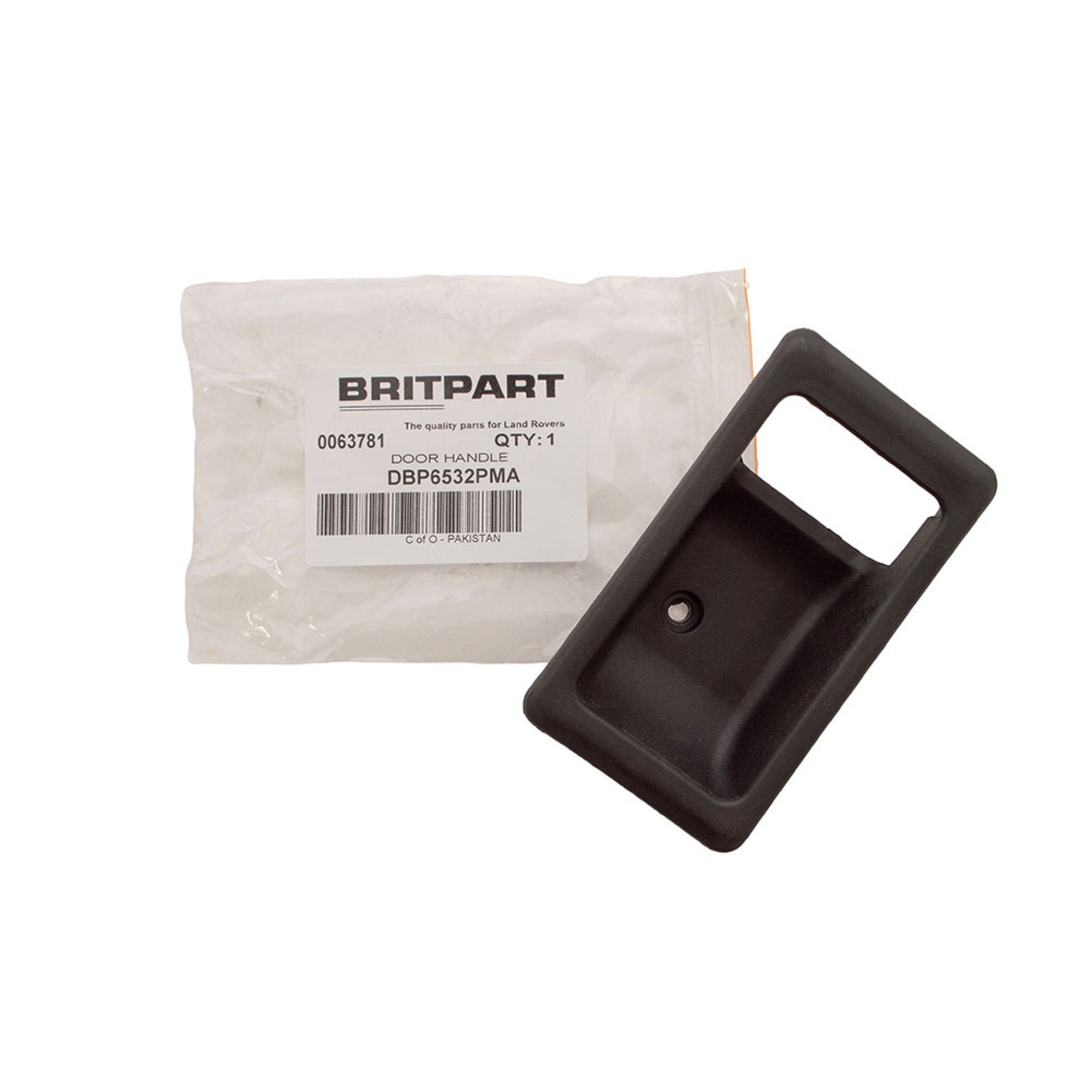 DBP6532PMA - Black Door Handle Bezel RH 90/110 from 1987. Range Rover Classic from 1987