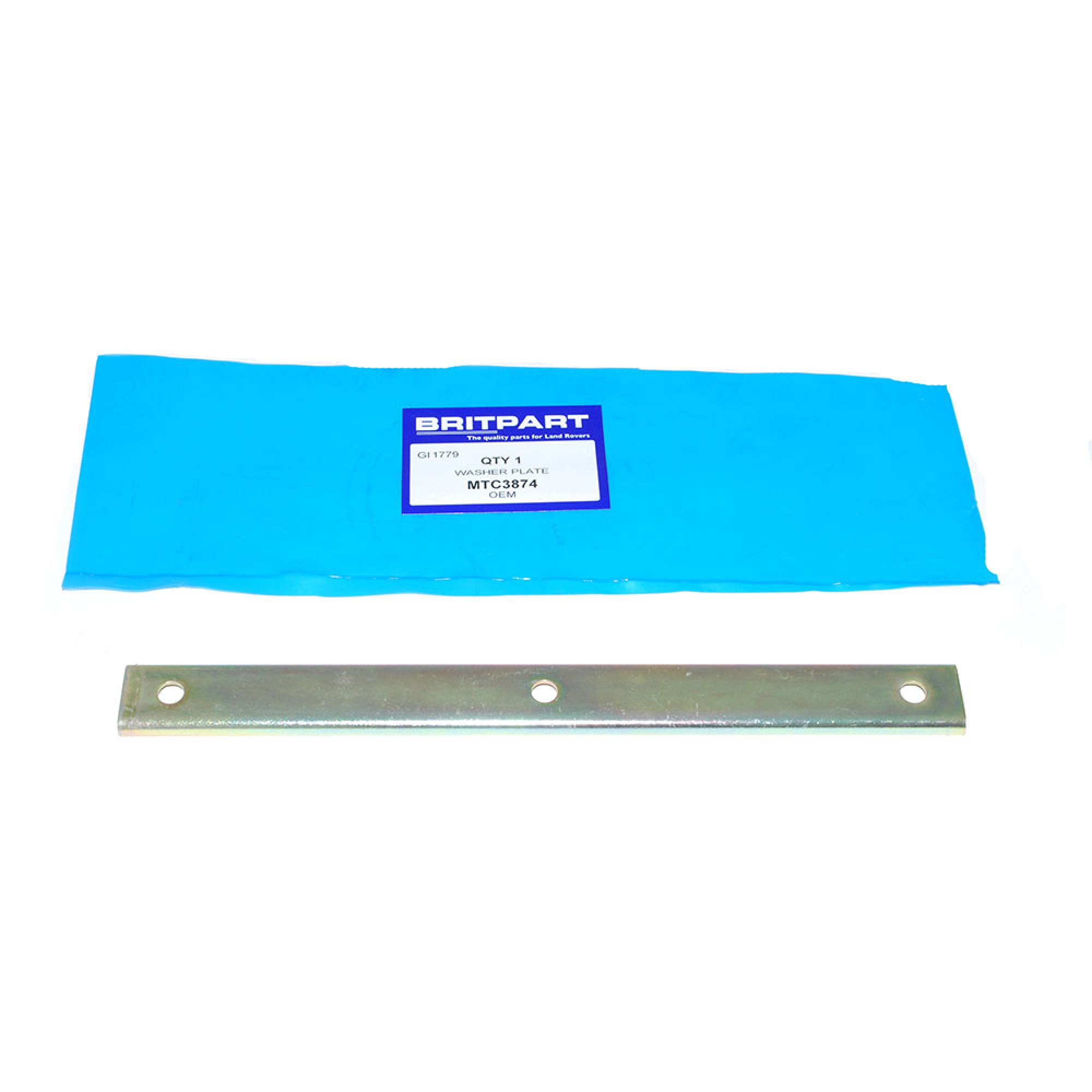 MTC3874 - Stiffener Bracket Front Mudflap 90-110. to 2006