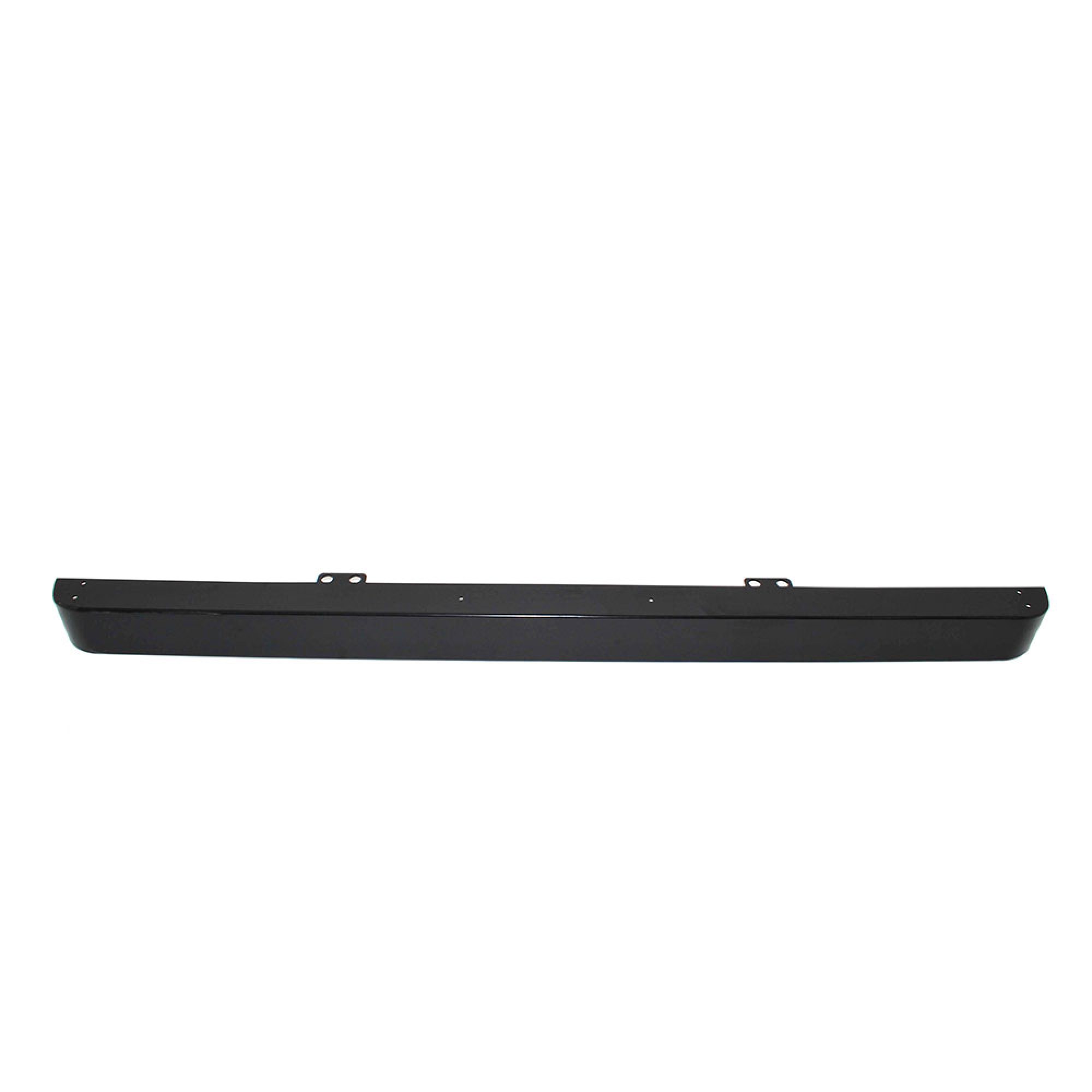 Venture Front Bumper 90/110 Black with Holes for End Caps. Powder Coated Over Zinc Phosphate Undercoat Over Zinc Passivate