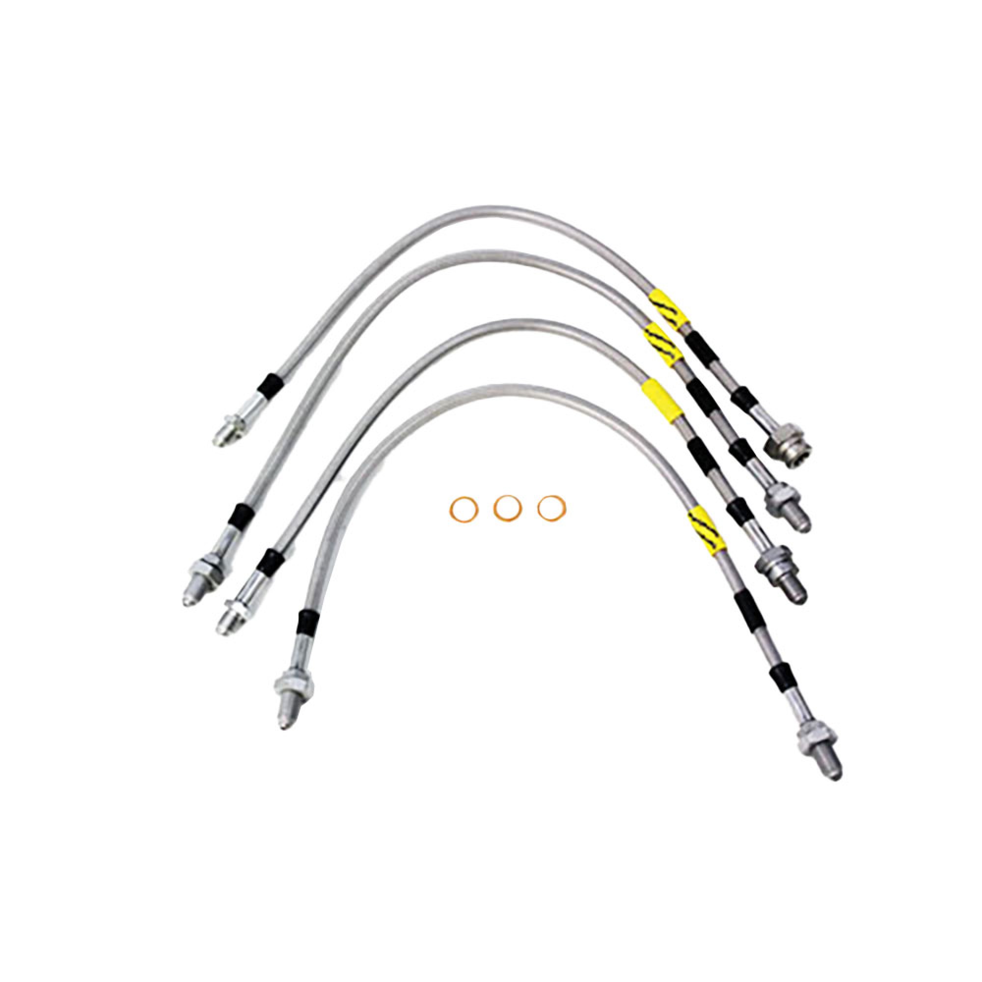 TF643GD - Terrafirma Goodridge +2" Brake Hose Kit 1999 - 2004 with Abs