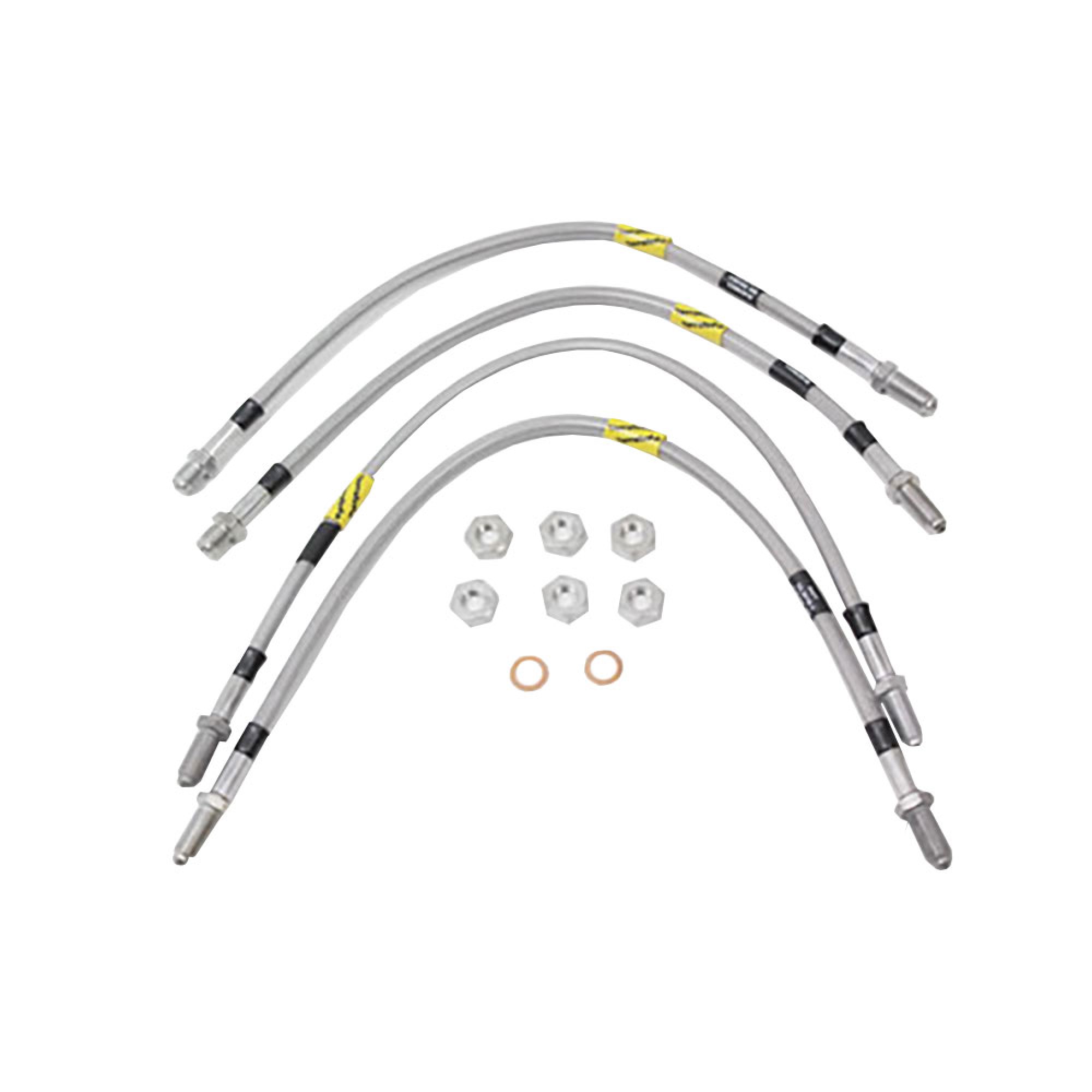 TF641GD - Terrafirma Goodridge +2" Brake Hose Kit 1999 to 2004 4 Hoses