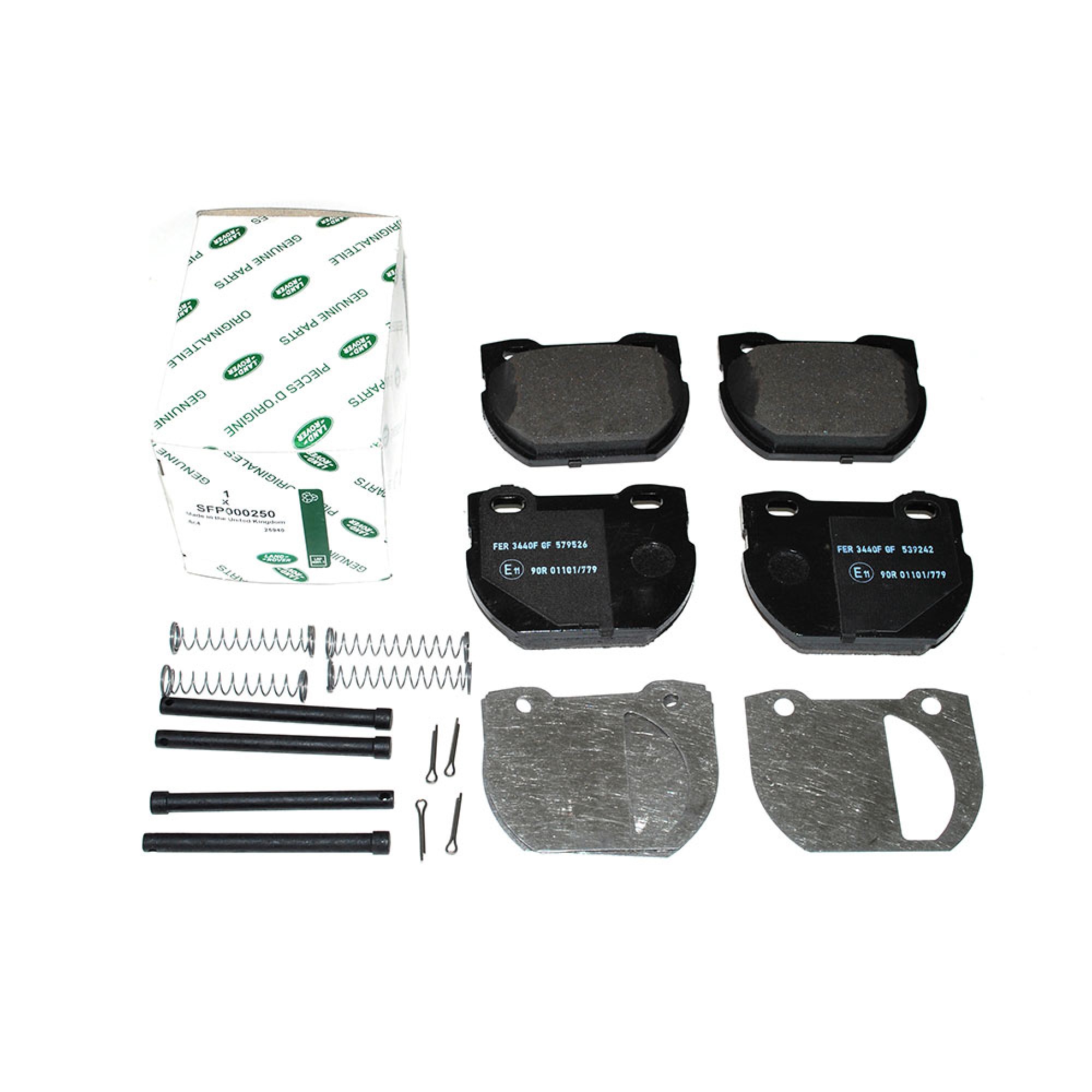 SFP000250GEN - Genuine Rear Brake Pads Defender 110 from 1A614448