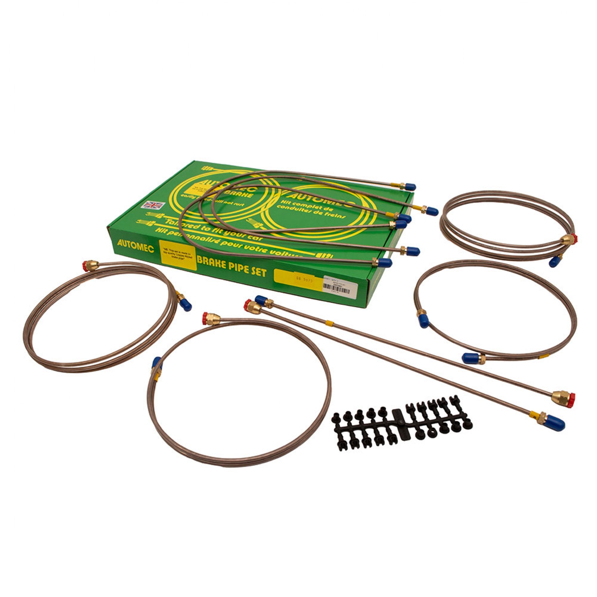 DA7441 - Brake Pipe Set Def (90) 92-04 Less Frt Brk Valve and Less Abs