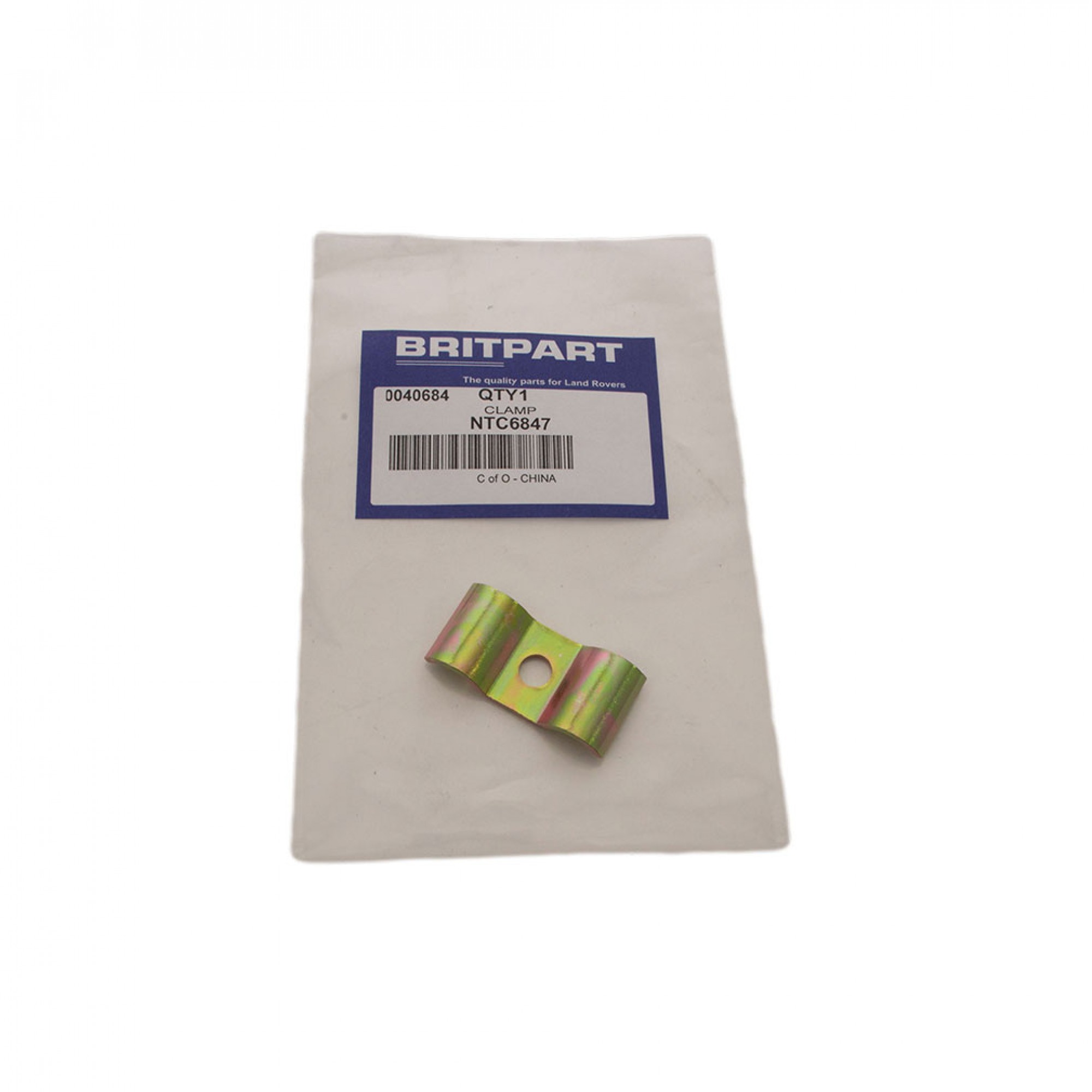 NTC6847 - Clamp for Oil Cooler Pipes 90/110 to 2006. Discovery 1 & 2. Freelander 1. and Range Rover Classic 1986 On.