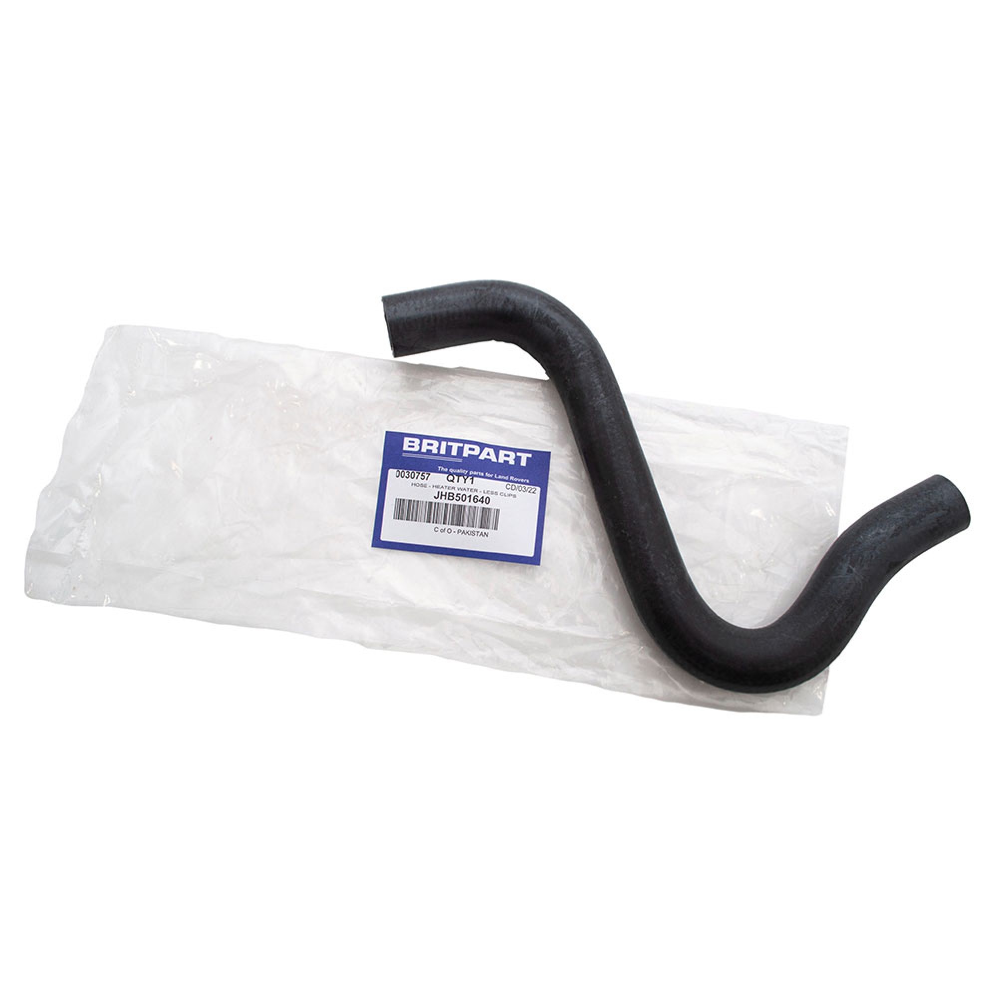 JHB501640 - Heater Valve Inlet Hose